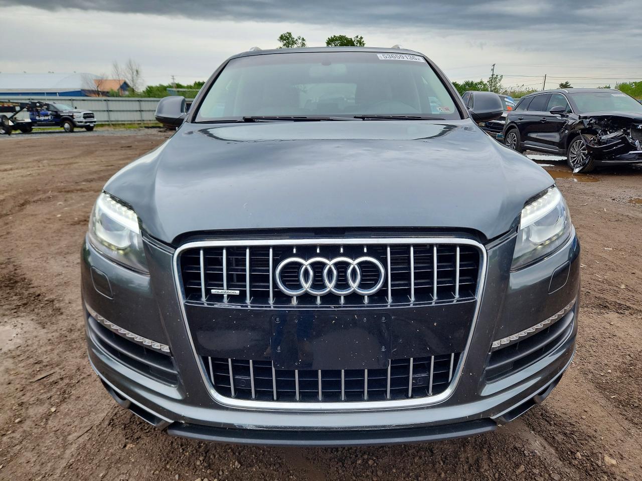 2015 Audi Q7 Tdi Premium Plus Gray vin: WA1LMAFE6FD027421