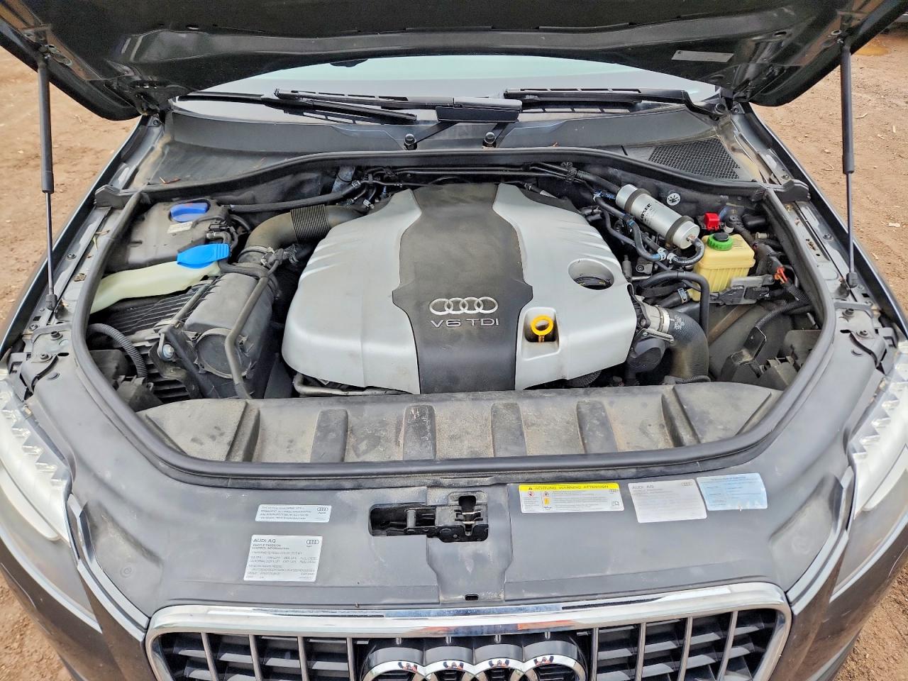 2015 Audi Q7 Tdi Premium Plus Gray vin: WA1LMAFE6FD027421