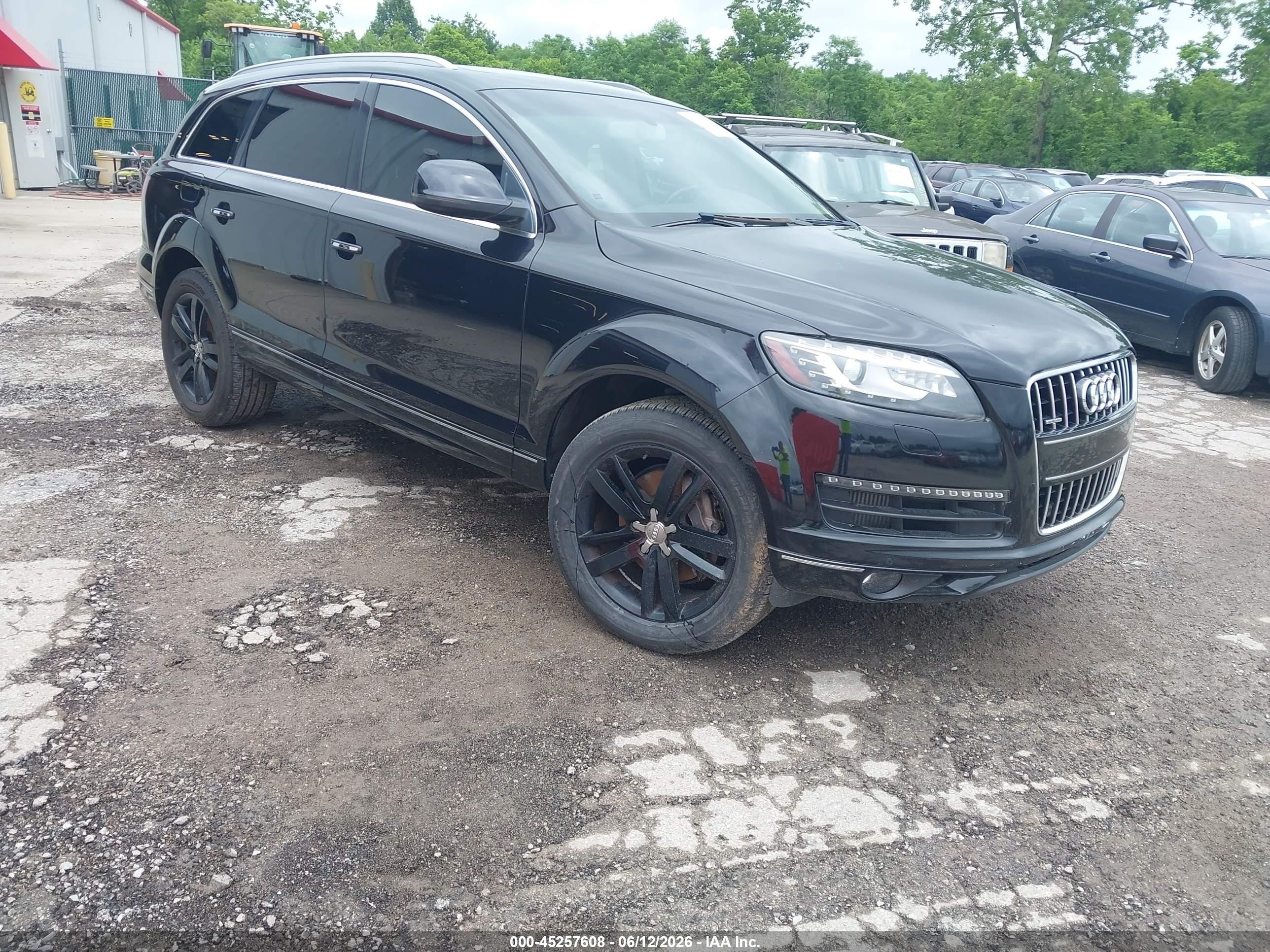 2013 Audi Q7 3.0 Tdi Premium Черный vin: WA1LMAFE7DD014951