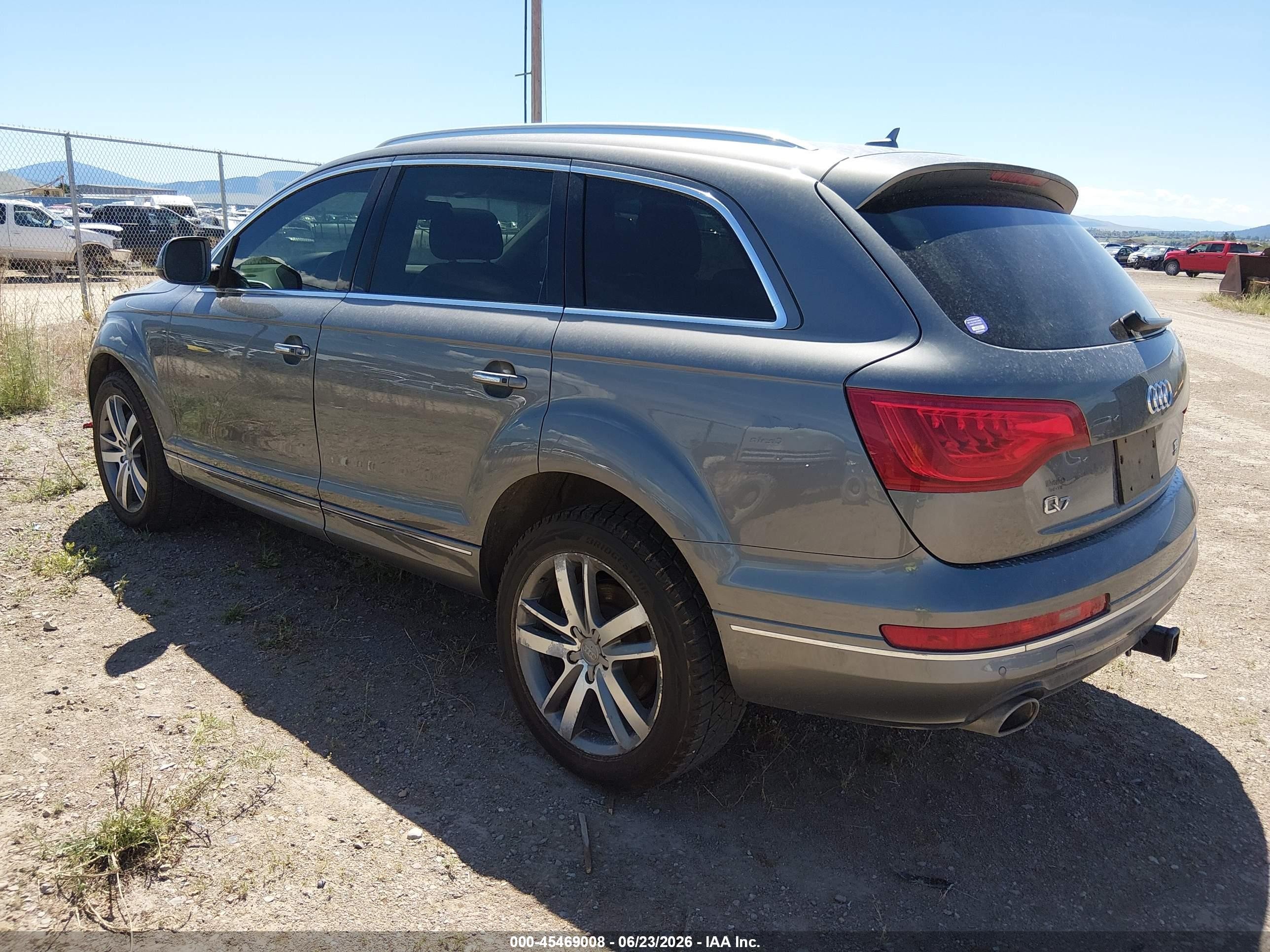 2014 Audi Q7 3.0 Tdi Premium Gray vin: WA1LMAFE7ED018628