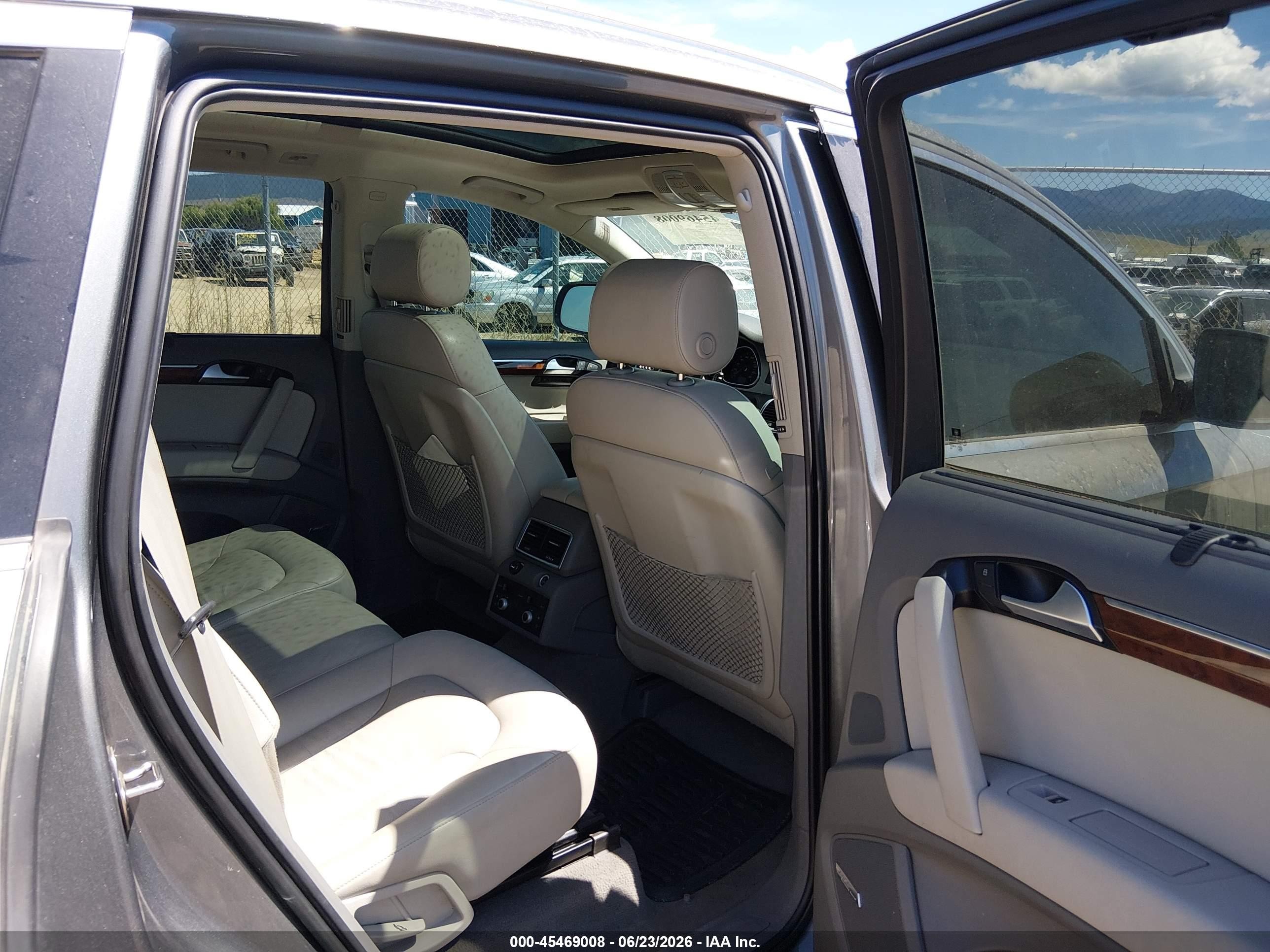 2014 Audi Q7 3.0 Tdi Premium Gray vin: WA1LMAFE7ED018628