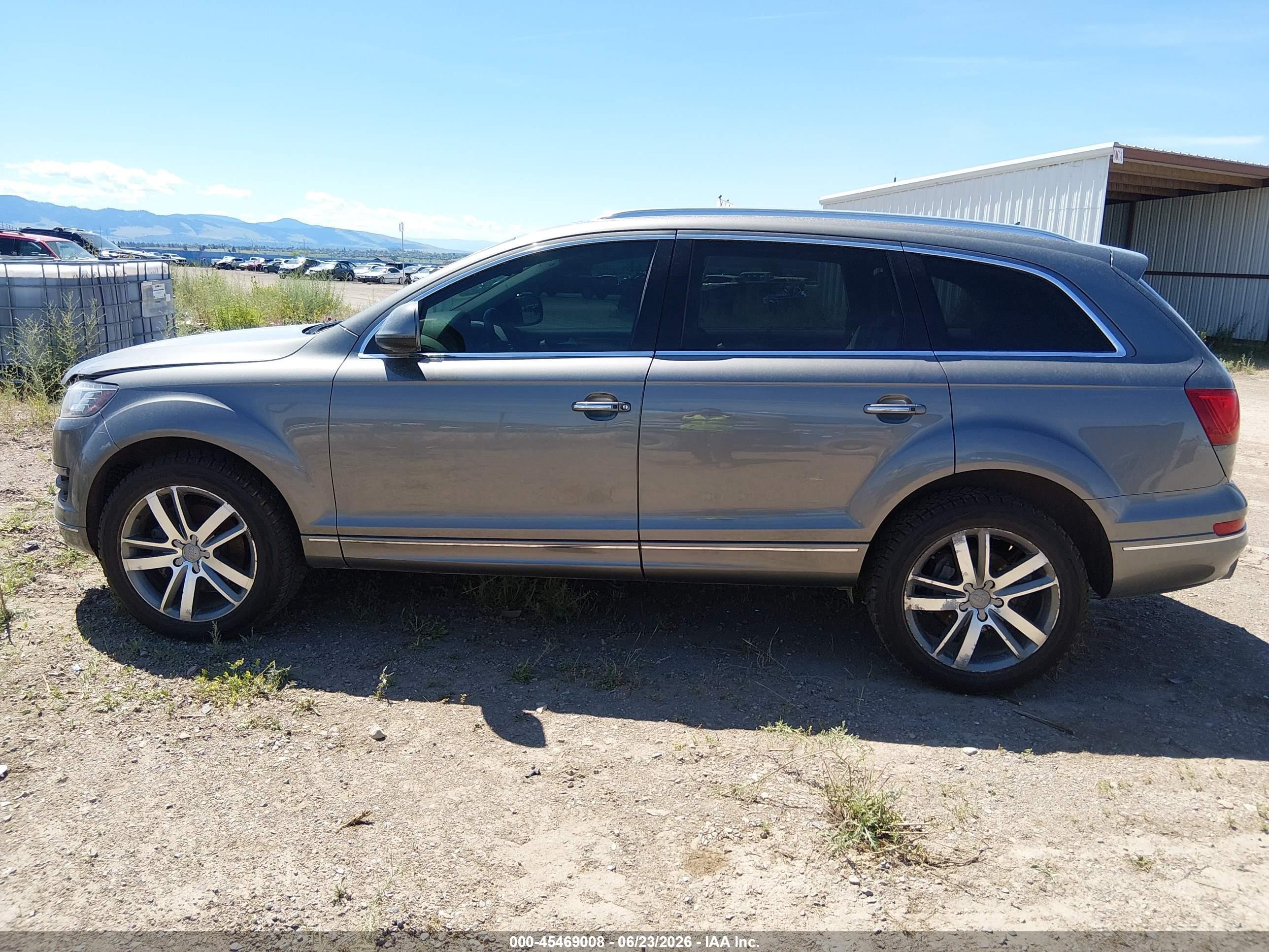 2014 Audi Q7 3.0 Tdi Premium Gray vin: WA1LMAFE7ED018628