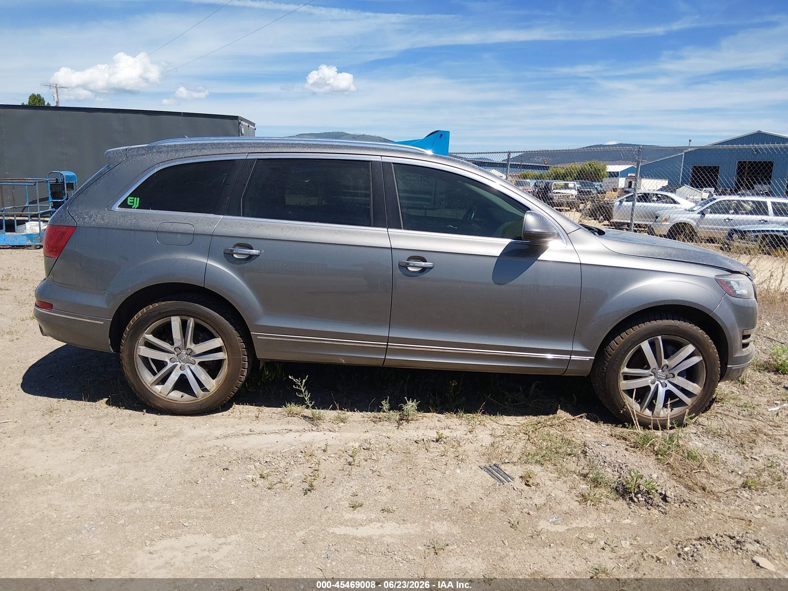 2014 Audi Q7 3.0 Tdi Premium Gray vin: WA1LMAFE7ED018628