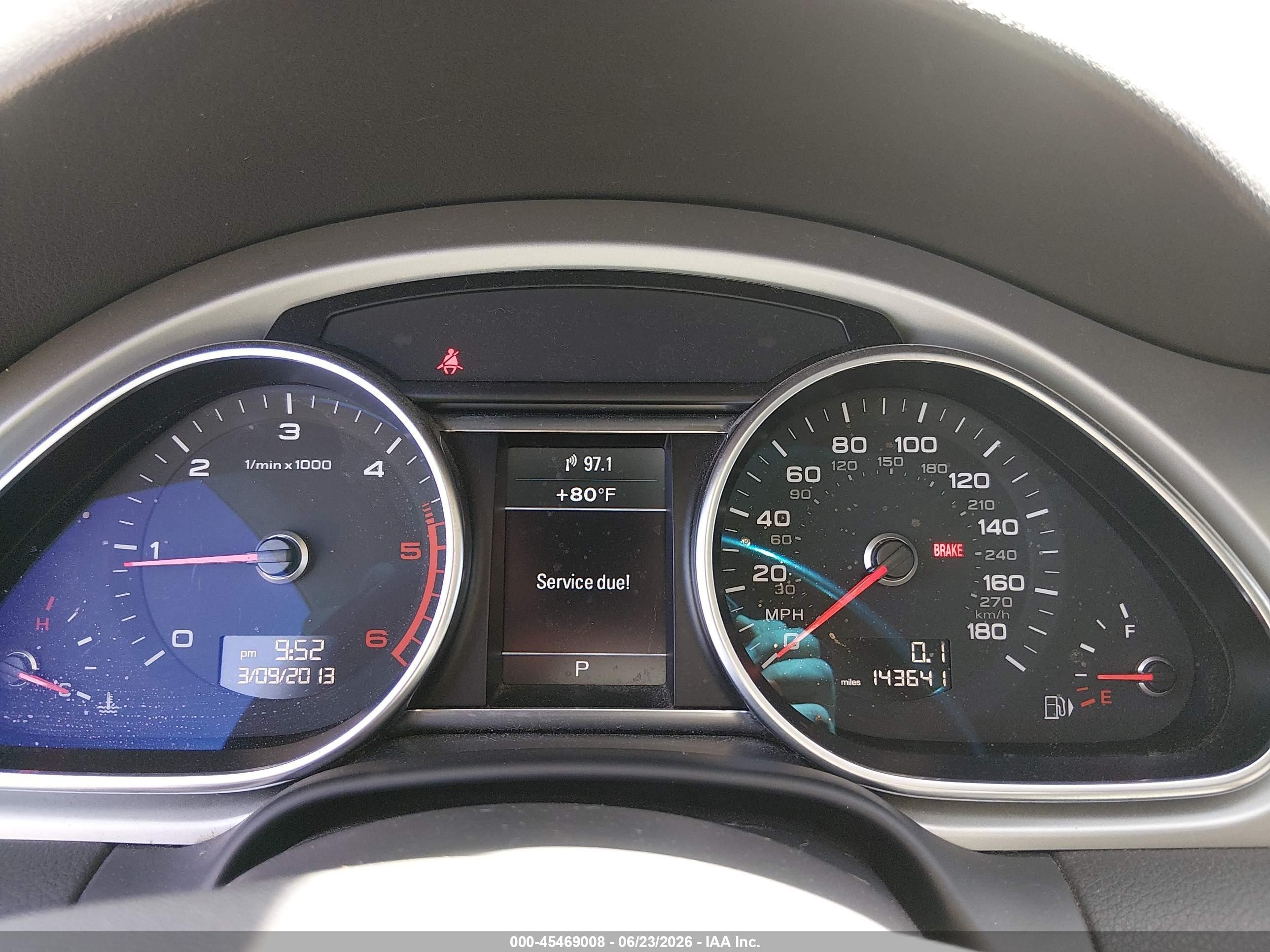 2014 Audi Q7 3.0 Tdi Premium Gray vin: WA1LMAFE7ED018628