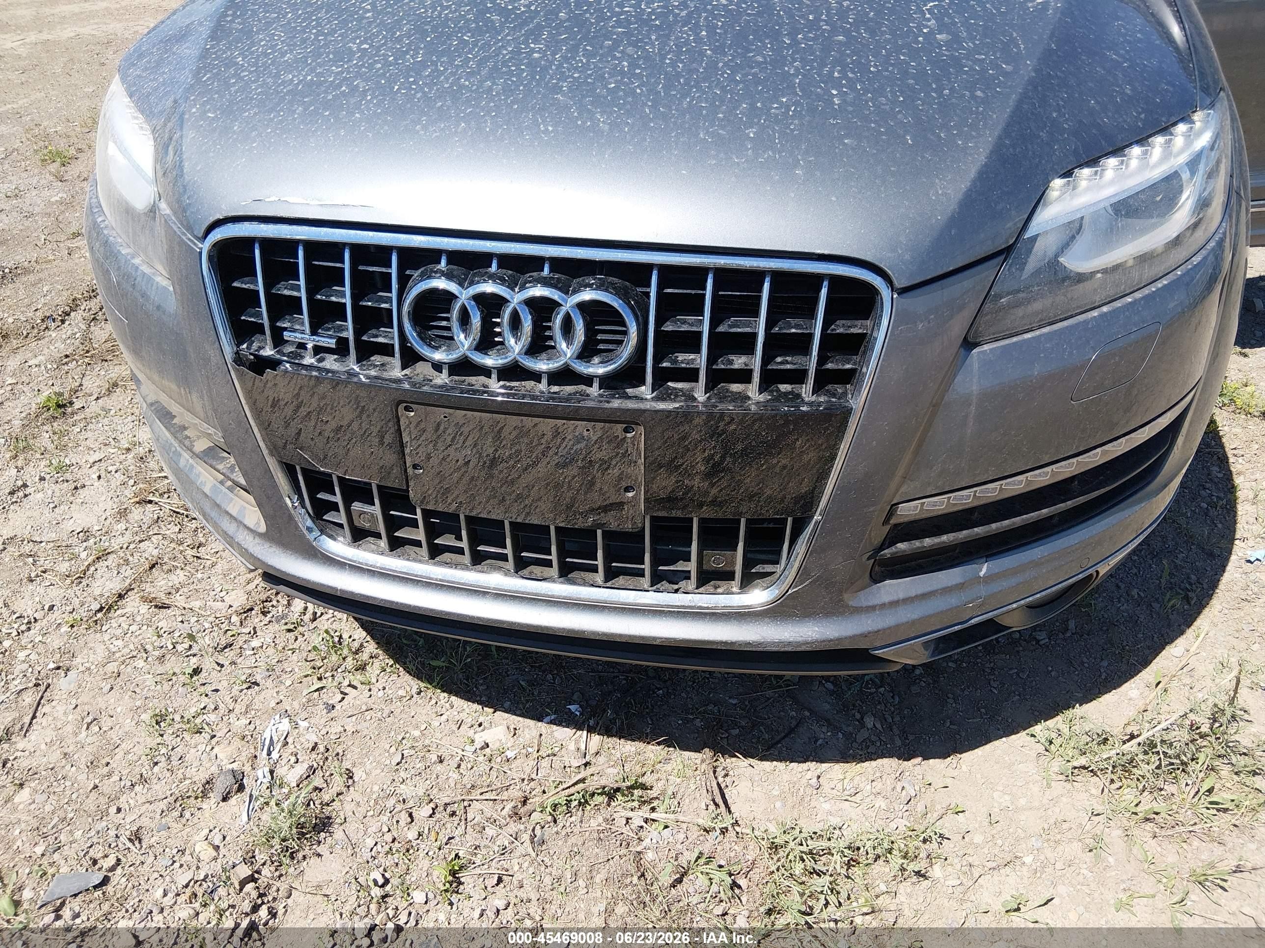 2014 Audi Q7 3.0 Tdi Premium Gray vin: WA1LMAFE7ED018628