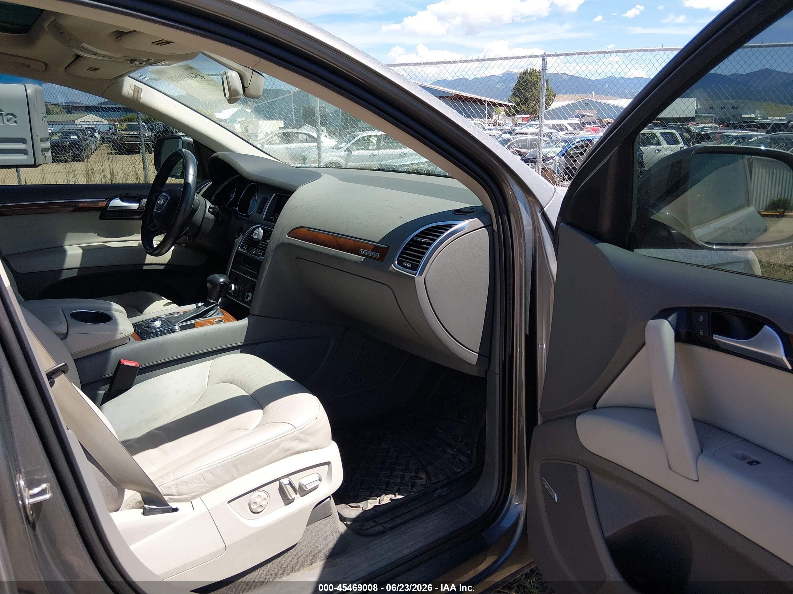 2014 Audi Q7 3.0 Tdi Premium Gray vin: WA1LMAFE7ED018628