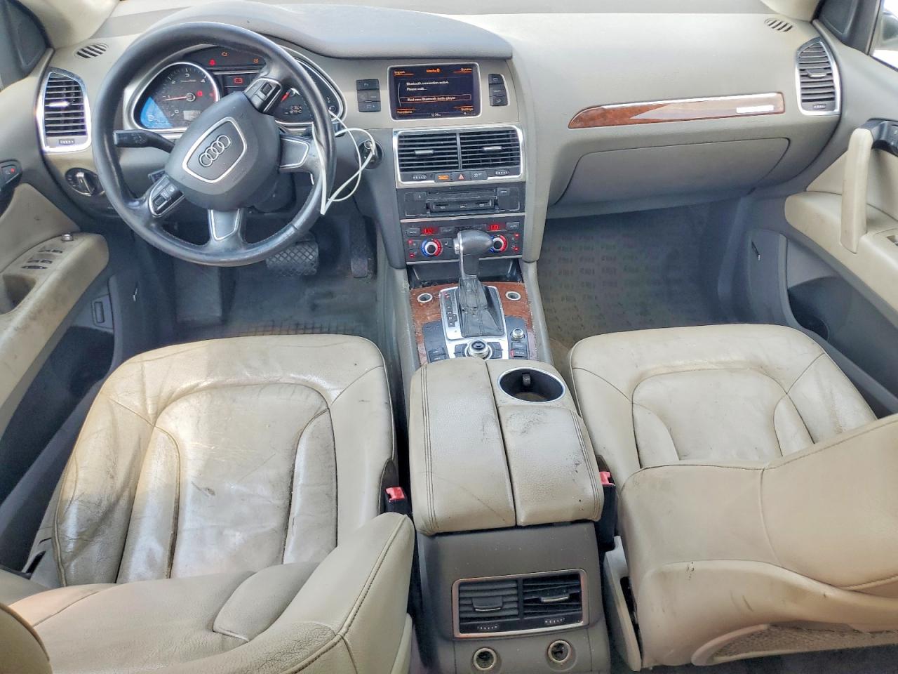 2013 Audi Q7 Premium Plus White vin: WA1LMAFE8DD007989