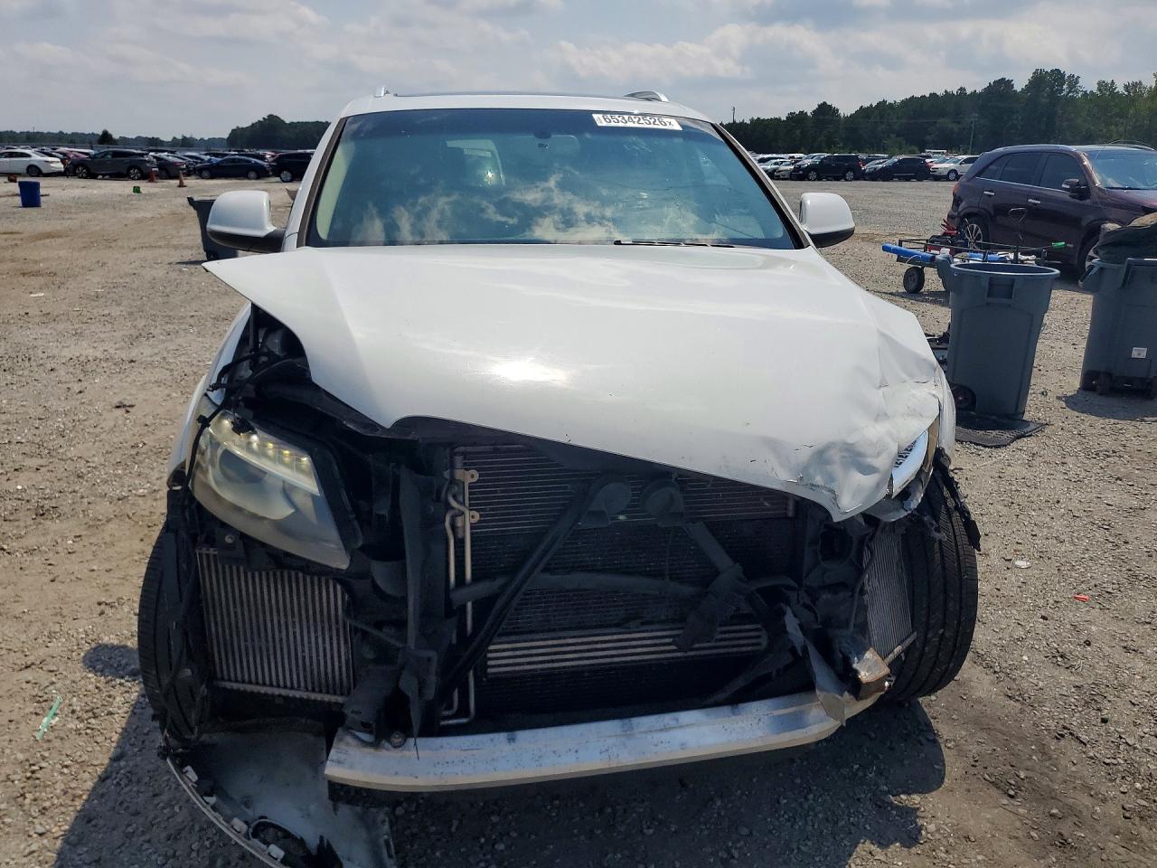 2013 Audi Q7 Premium Plus White vin: WA1LMAFE8DD007989