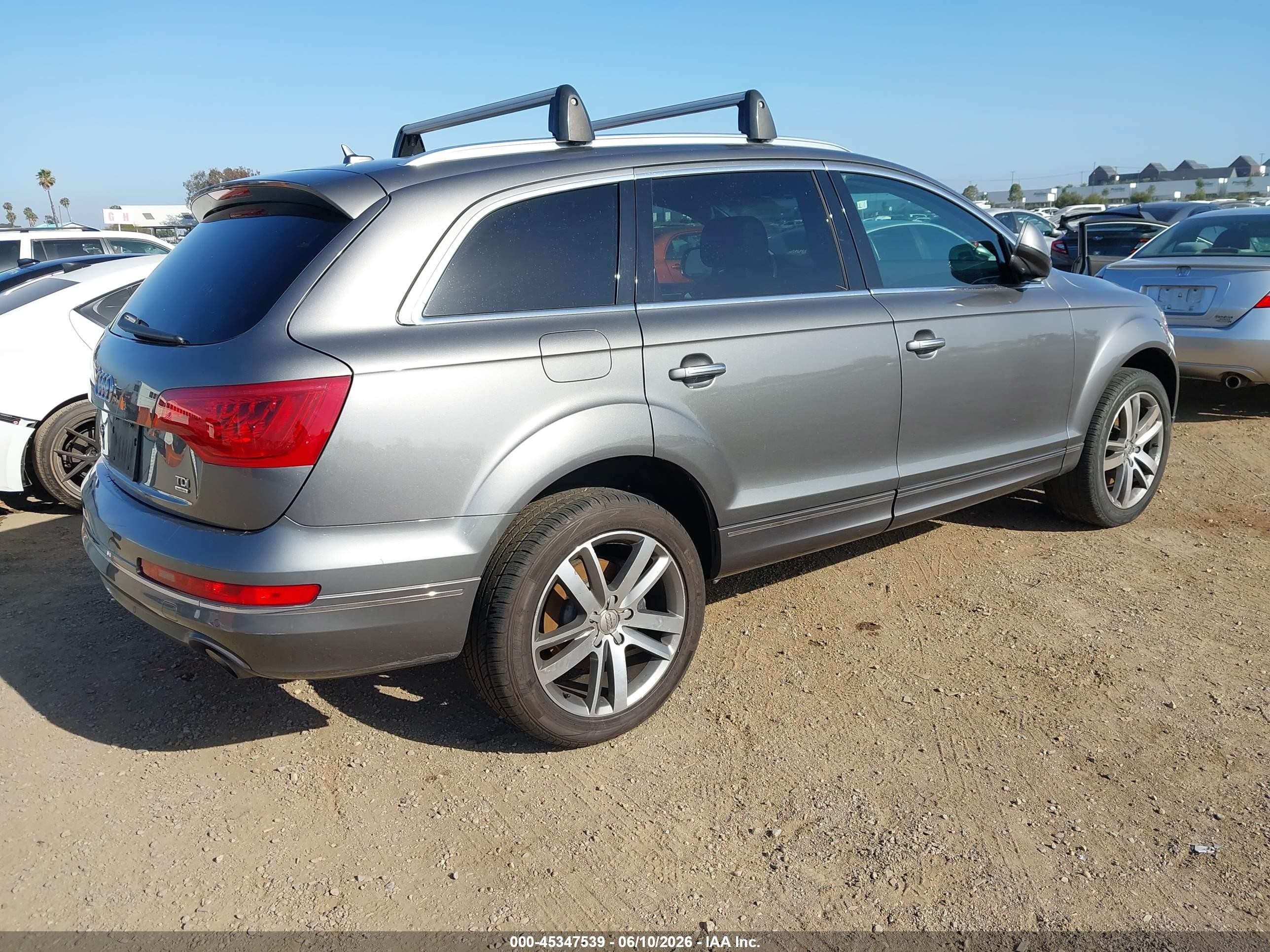 2011 Audi Q7 3.0 Tdi Premium Gray vin: WA1LMAFE9BD000305