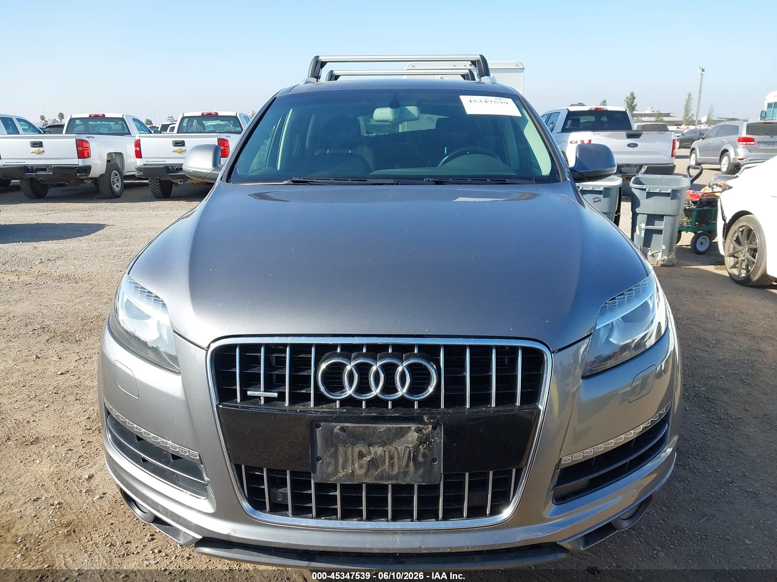 2011 Audi Q7 3.0 Tdi Premium Gray vin: WA1LMAFE9BD000305