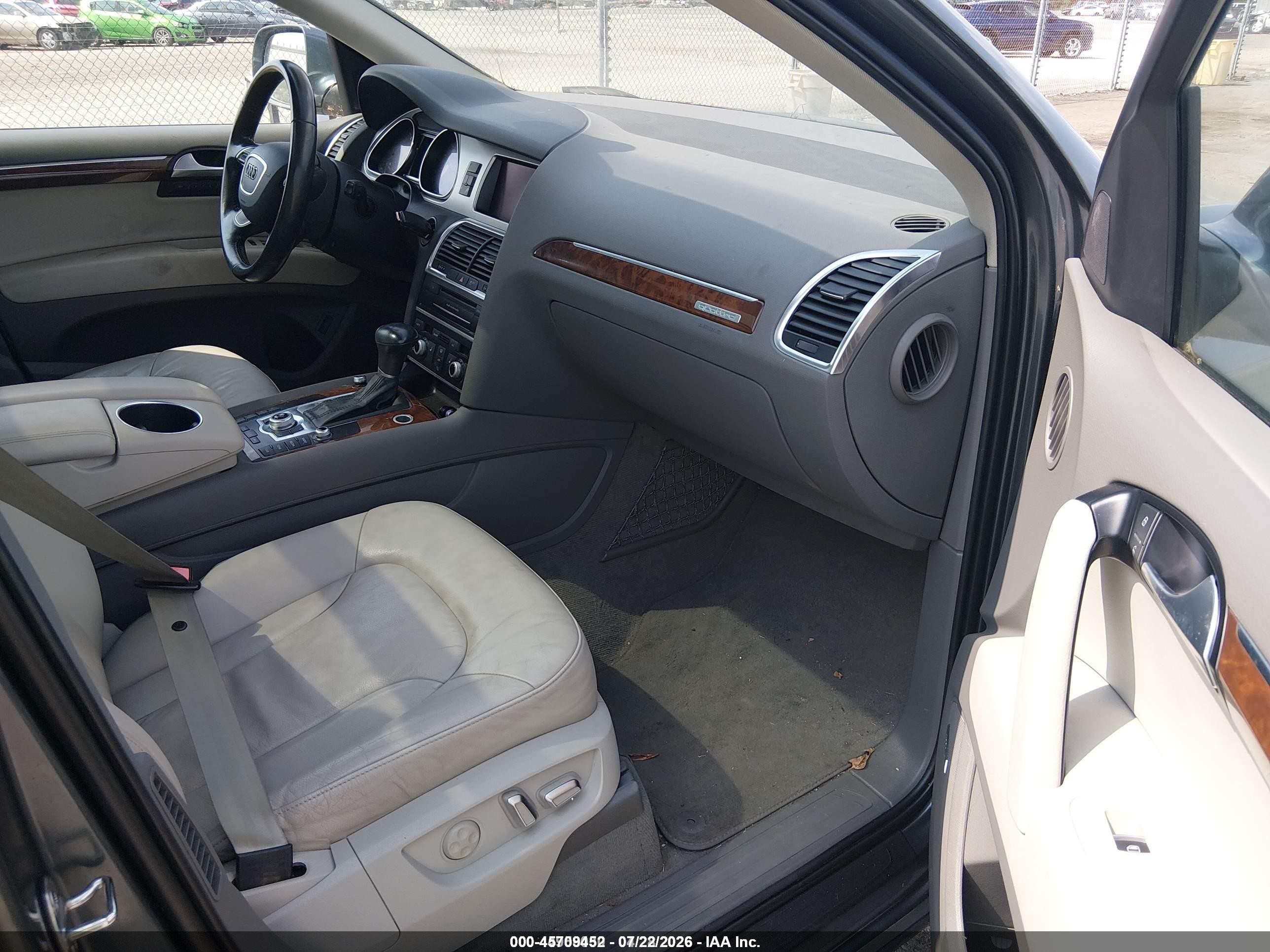 2013 Audi Q7 3.0 Tdi Premium Gray vin: WA1LMAFE9DD014451