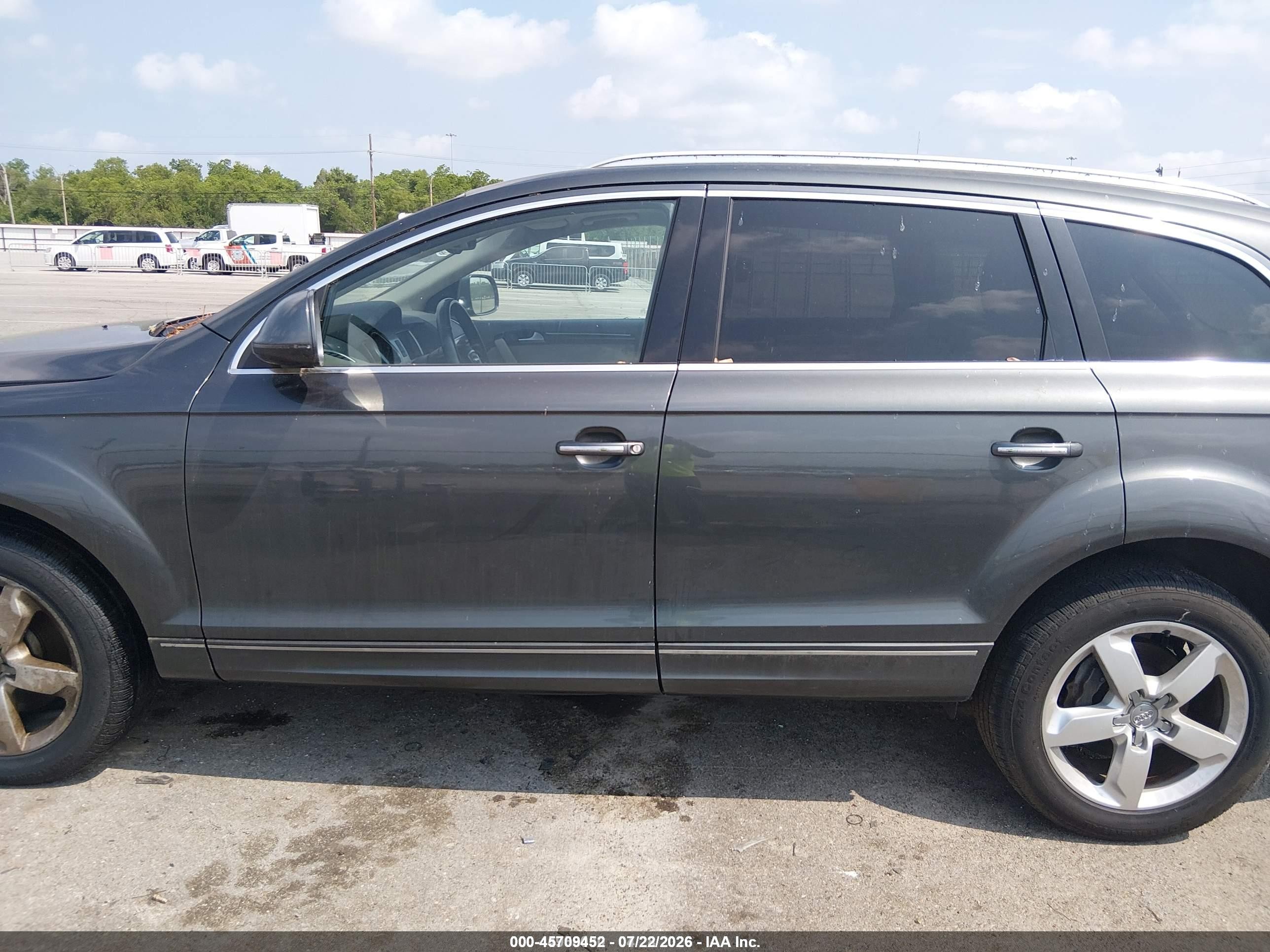 2013 Audi Q7 3.0 Tdi Premium Gray vin: WA1LMAFE9DD014451