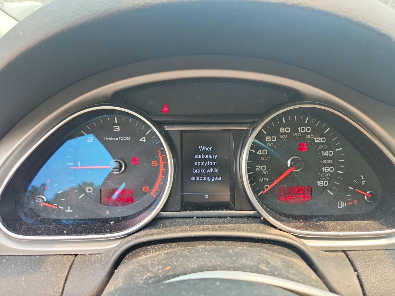2011 Audi Q7 Premium Plus Black vin: WA1LMAFEXBD003326
