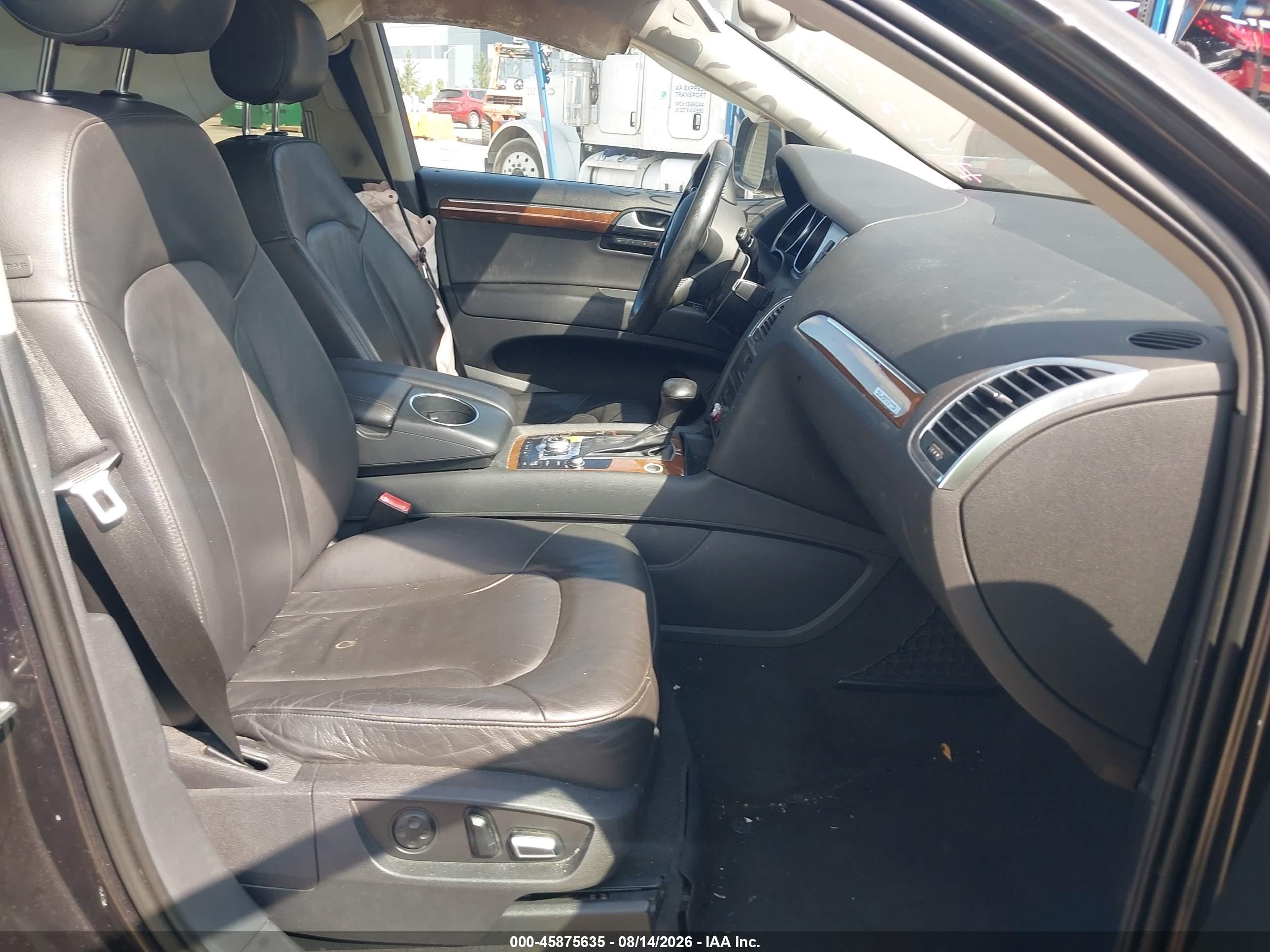 2012 Audi Q7 3.0 Tdi Premium Black vin: WA1LMAFEXCD008902