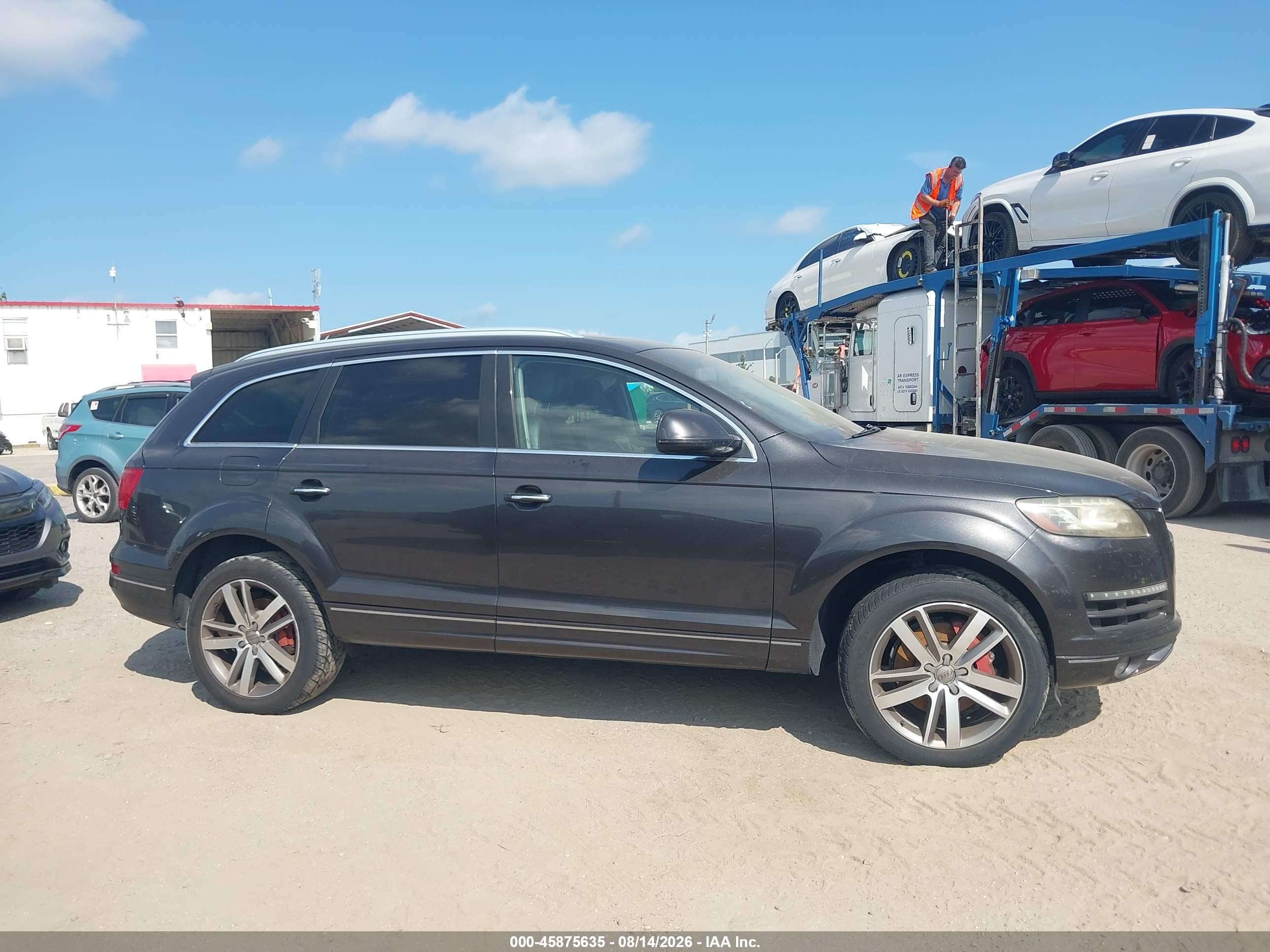 2012 Audi Q7 3.0 Tdi Premium Black vin: WA1LMAFEXCD008902