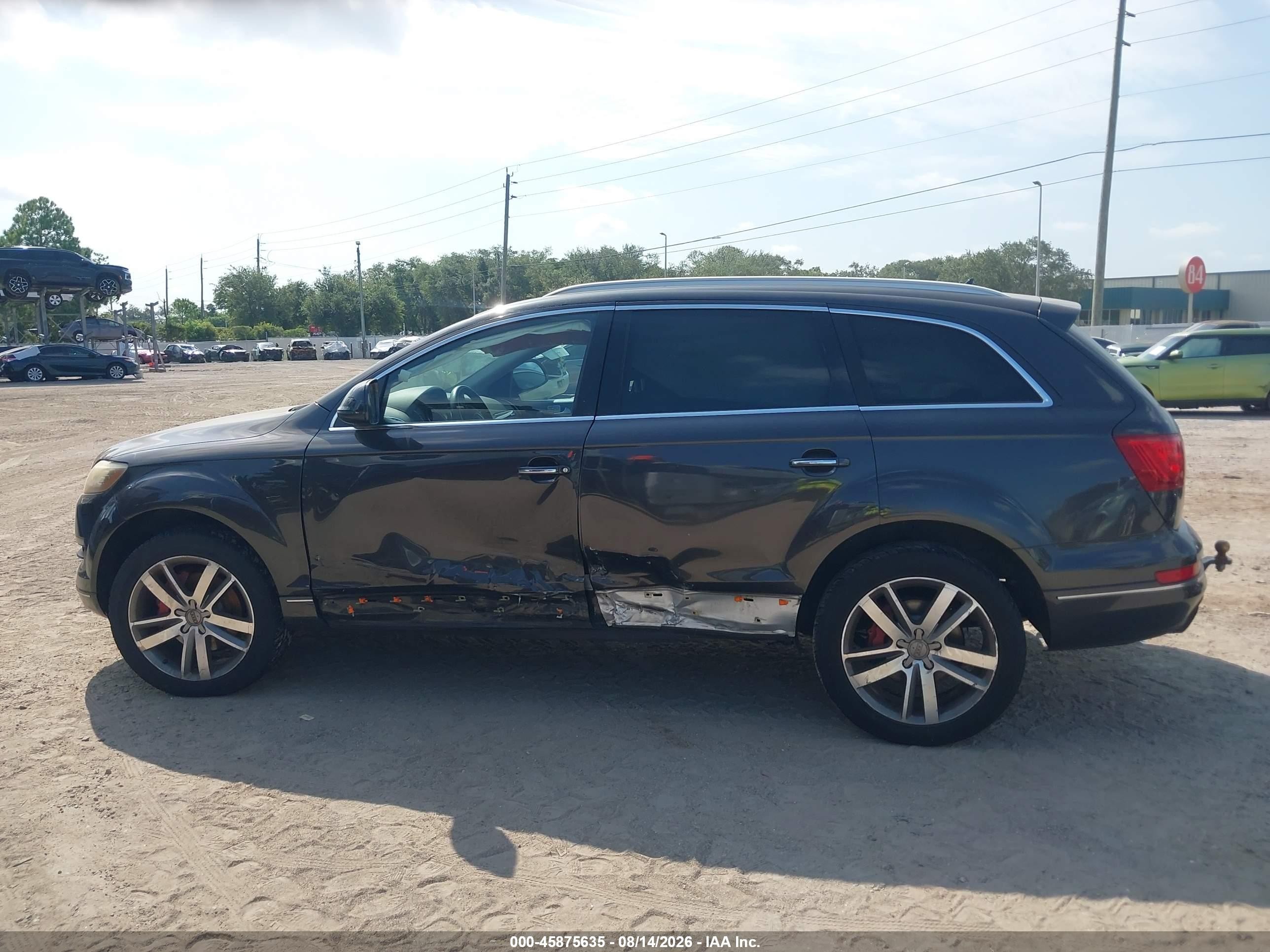 2012 Audi Q7 3.0 Tdi Premium Black vin: WA1LMAFEXCD008902