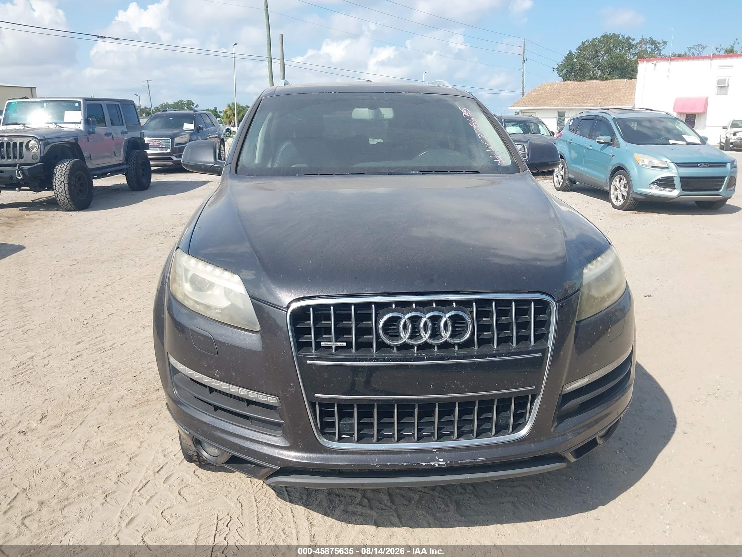 2012 Audi Q7 3.0 Tdi Premium Black vin: WA1LMAFEXCD008902