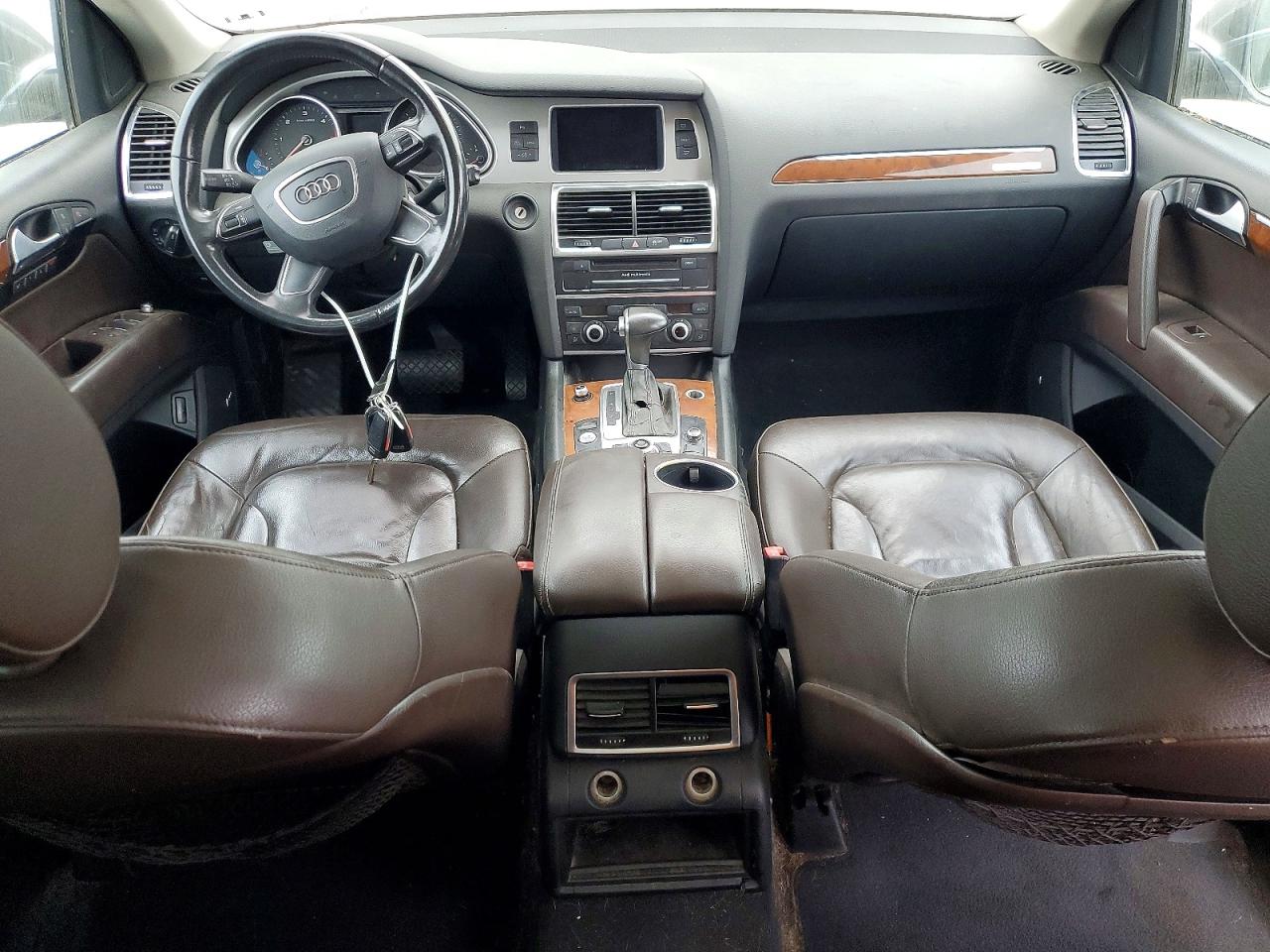 2014 Audi Q7 Premium Plus Gray vin: WA1LMAFEXED003055