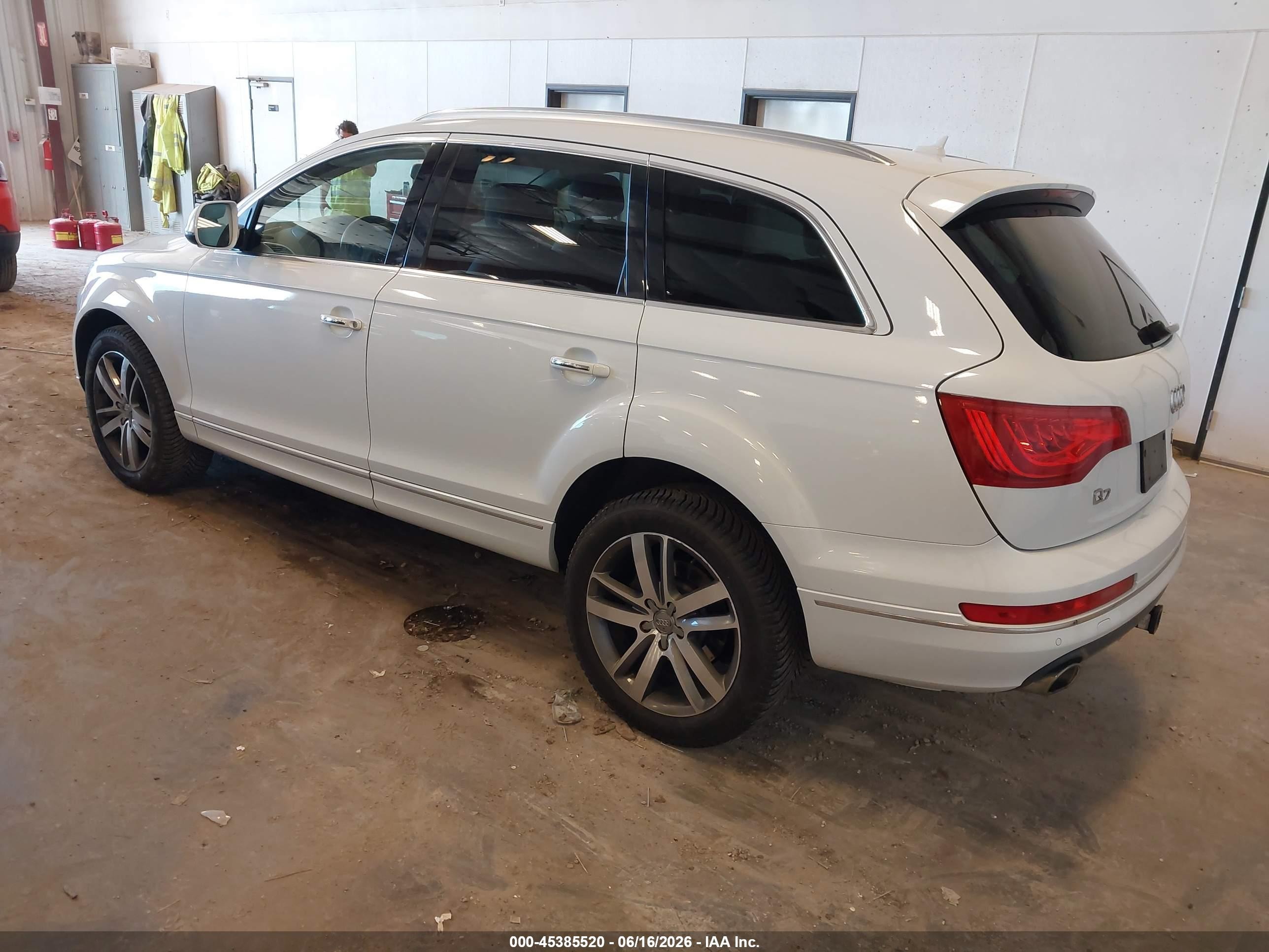 2013 Audi Q7 3.0 Tdi Premium White vin: WA1LMBFE6DD006720
