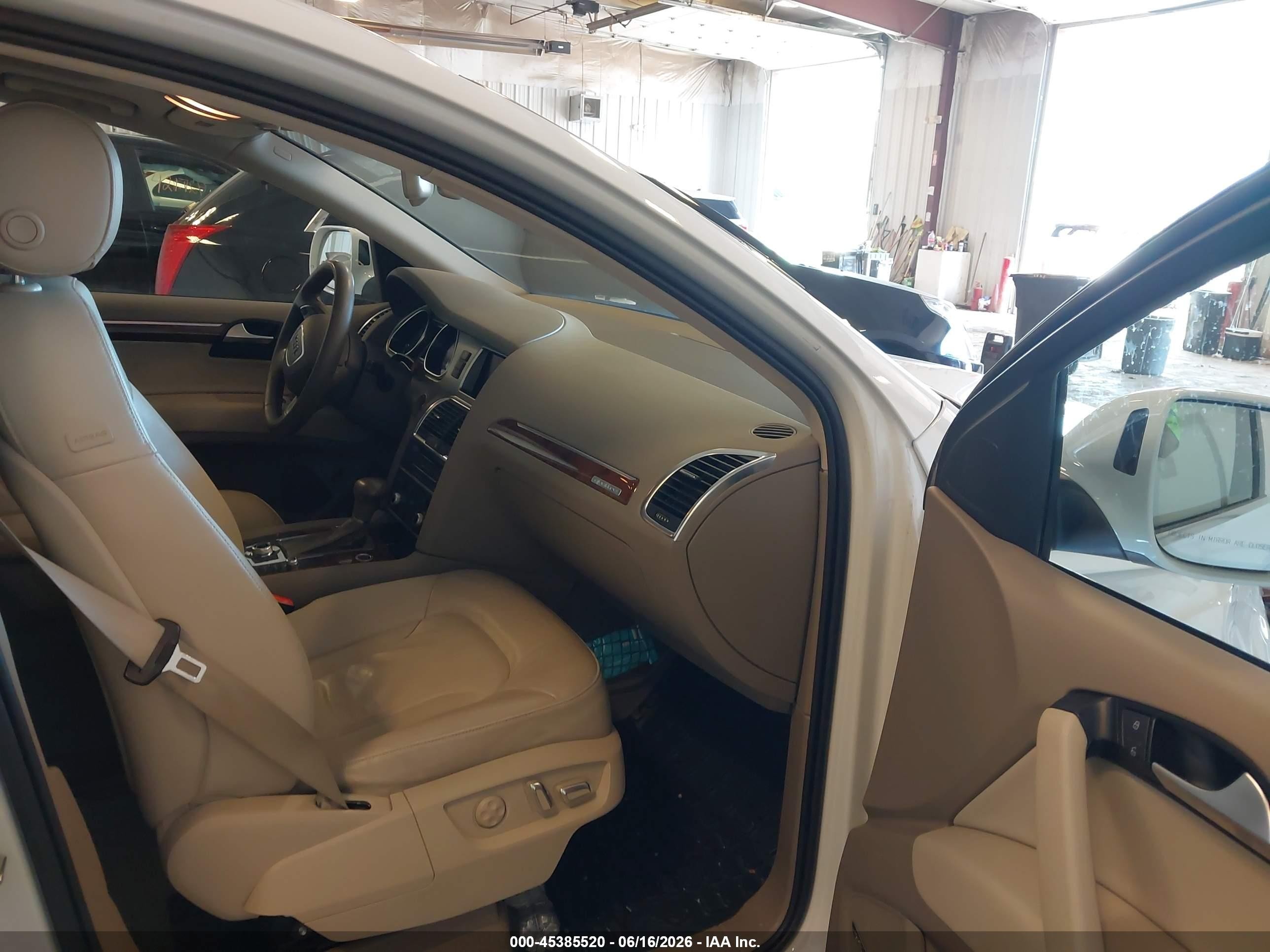 2013 Audi Q7 3.0 Tdi Premium White vin: WA1LMBFE6DD006720