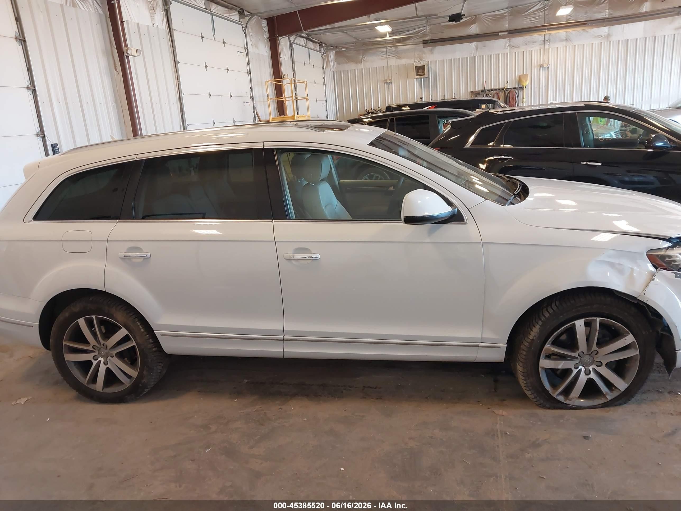 2013 Audi Q7 3.0 Tdi Premium White vin: WA1LMBFE6DD006720