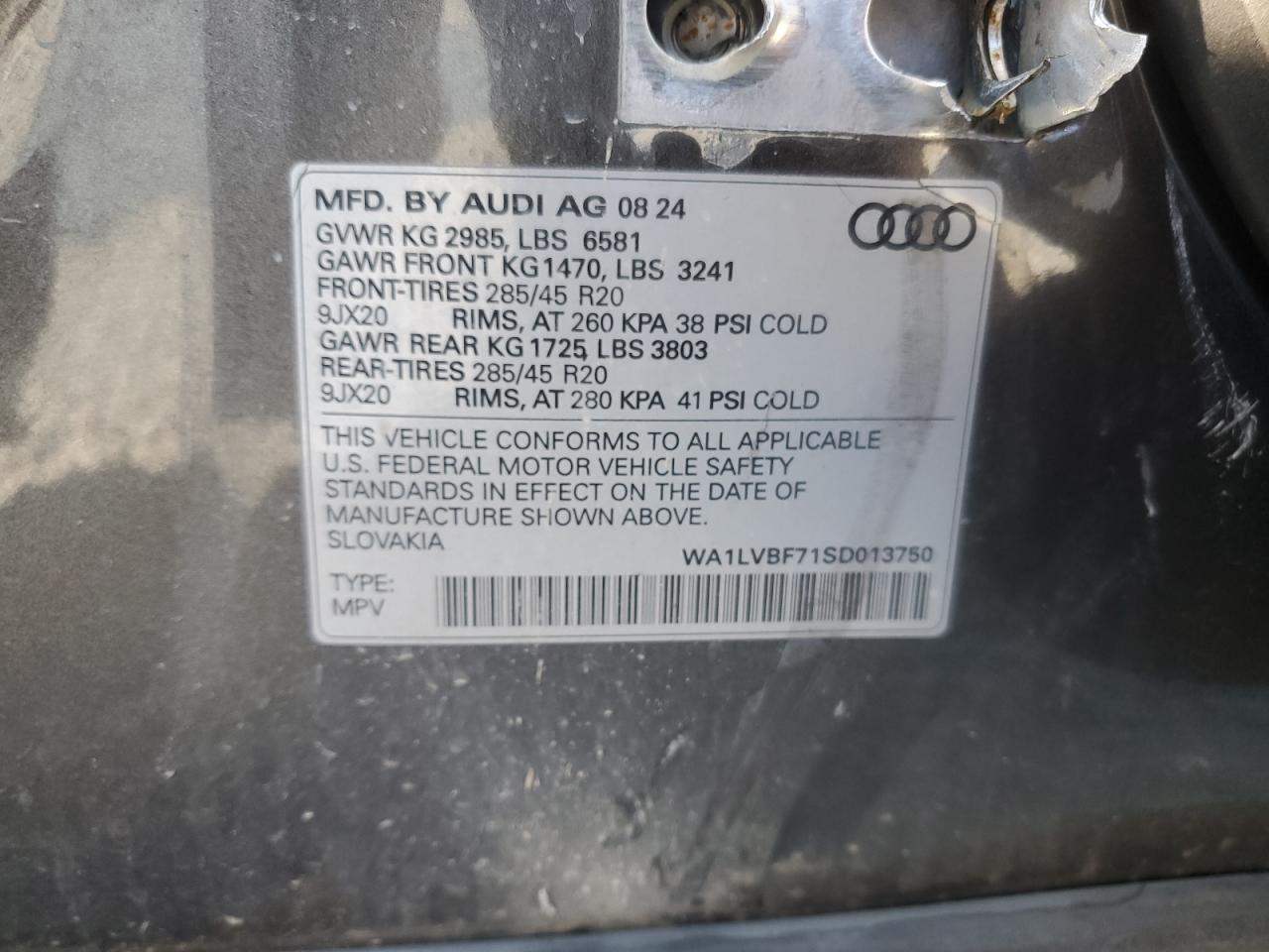 2025 Audi Q7 Premium Plus Gray vin: WA1LVBF71SD013750