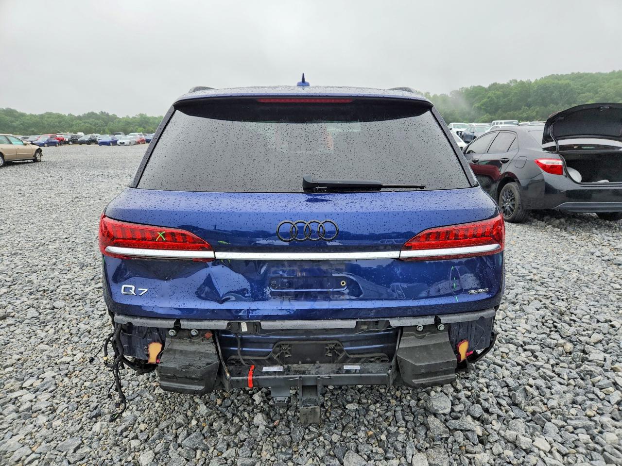 2021 Audi Q7 Premium Plus Blue vin: WA1LXAF70MD019952