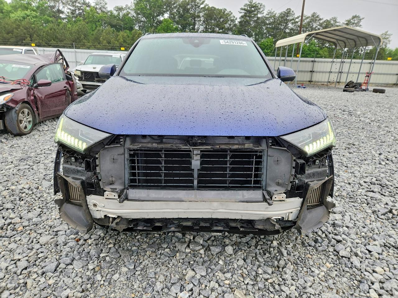 2021 Audi Q7 Premium Plus Blue vin: WA1LXAF70MD019952