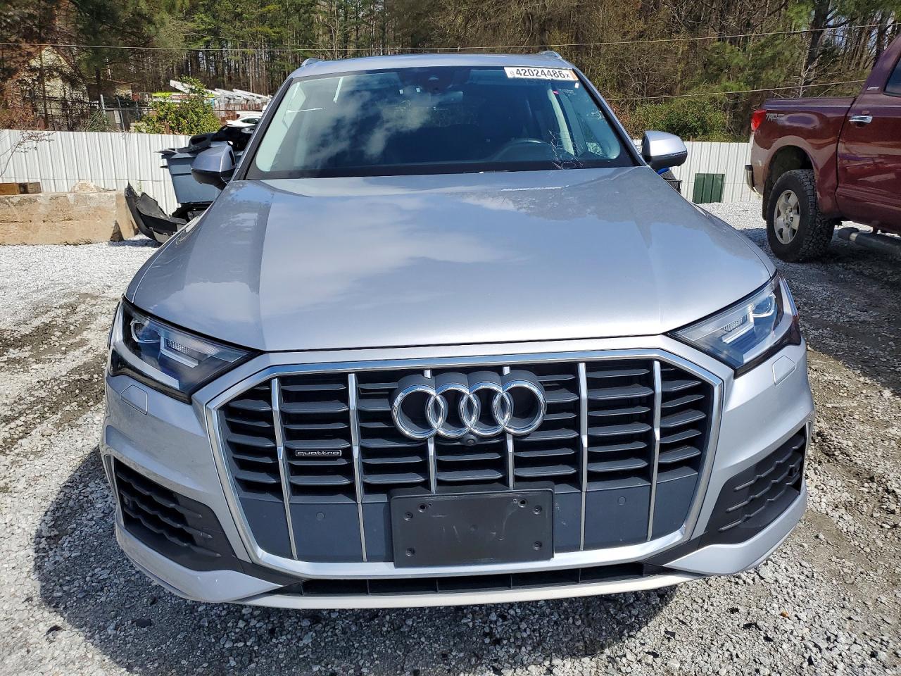 2020 Audi Q7 Premium Plus Silver vin: WA1LXAF76LD004516