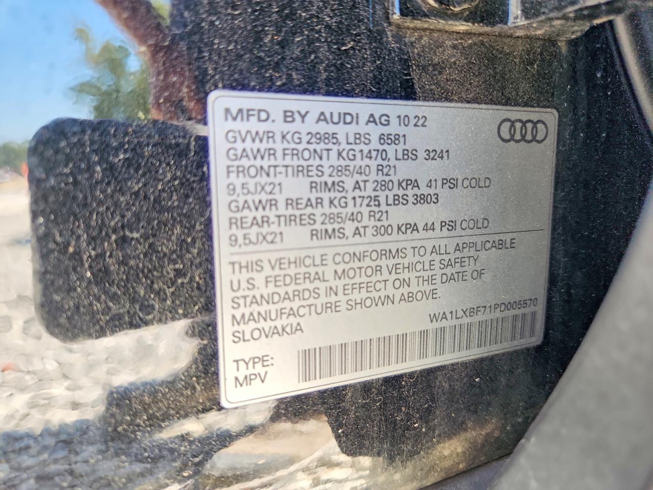 2023 Audi Q7 Premium Plus Black vin: WA1LXBF71PD005570