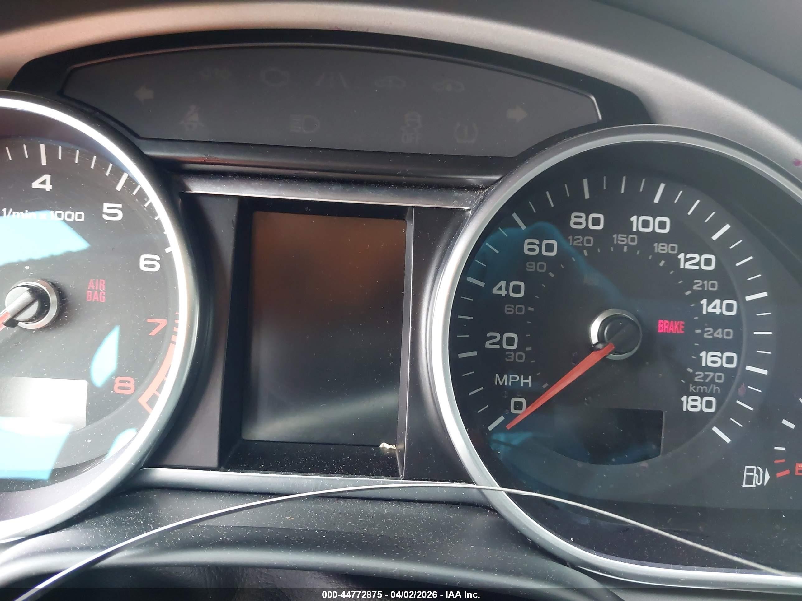 2010 Audi Q7 3.6 Premium Gray vin: WA1LYAFE6AD007683