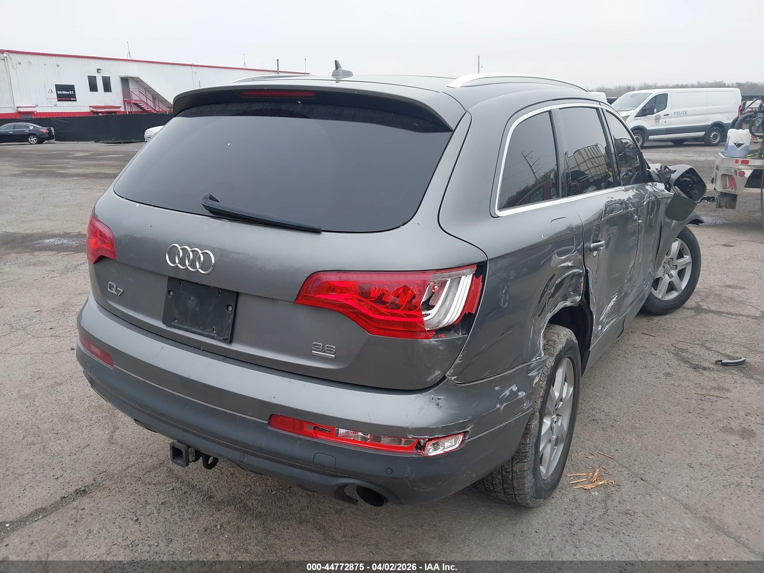 2010 Audi Q7 3.6 Premium Gray vin: WA1LYAFE6AD007683