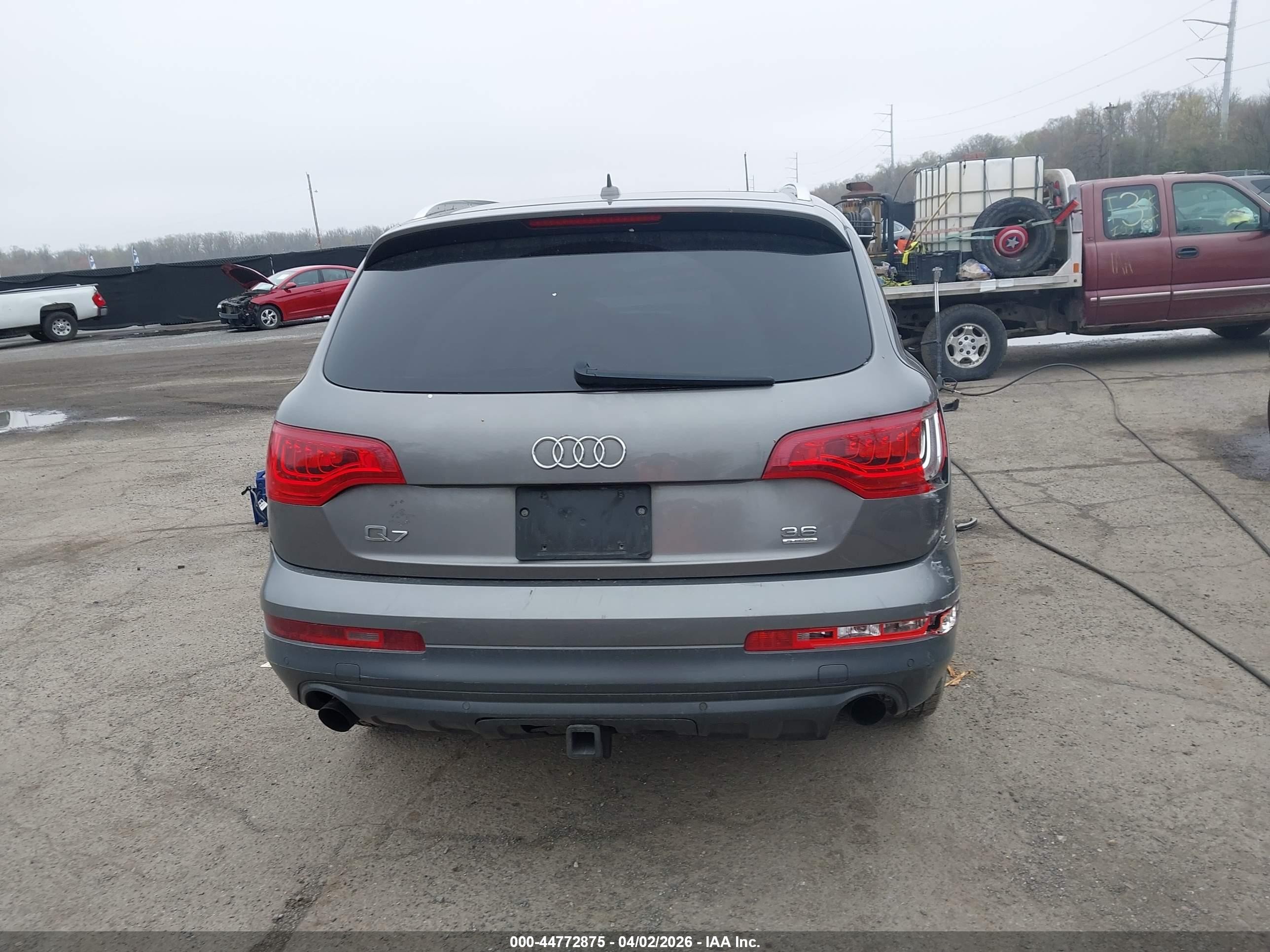 2010 Audi Q7 3.6 Premium Gray vin: WA1LYAFE6AD007683