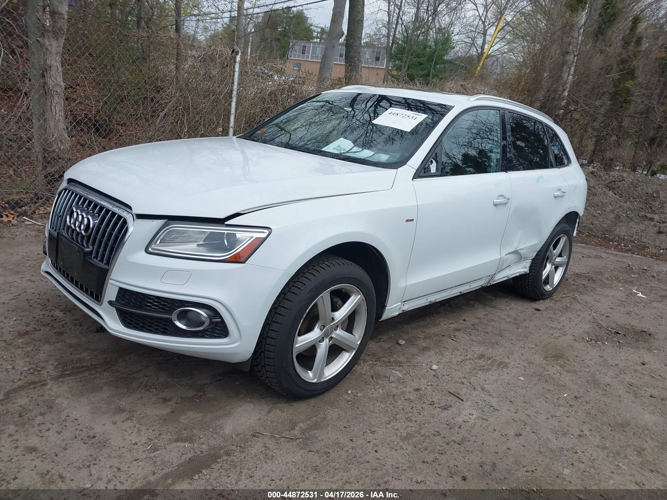 2017 Audi Q5 2.0t Premium White vin: WA1M2AFP0HA072709