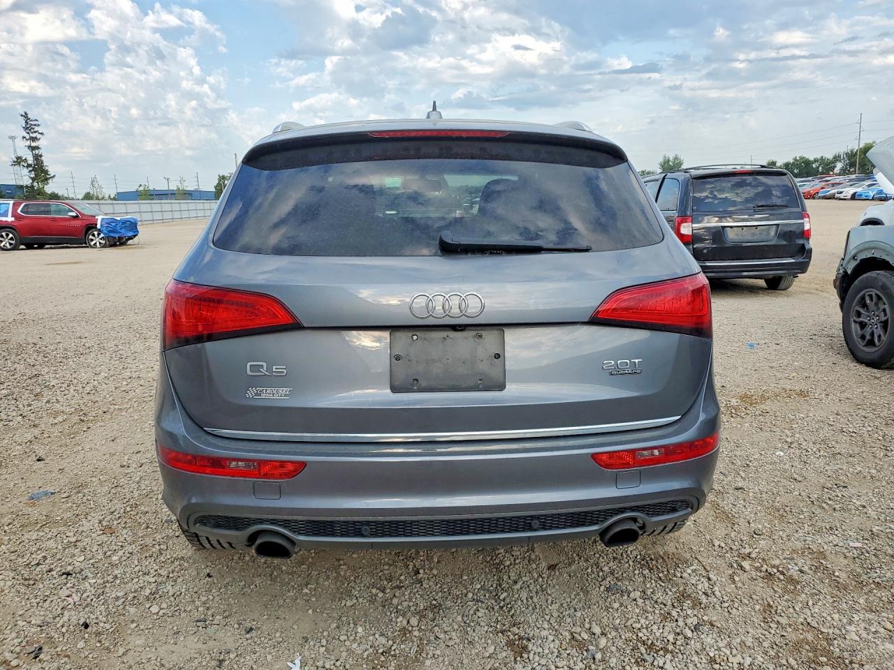 2017 Audi Q5 Premium Plus Gray vin: WA1M2AFP9HA051292
