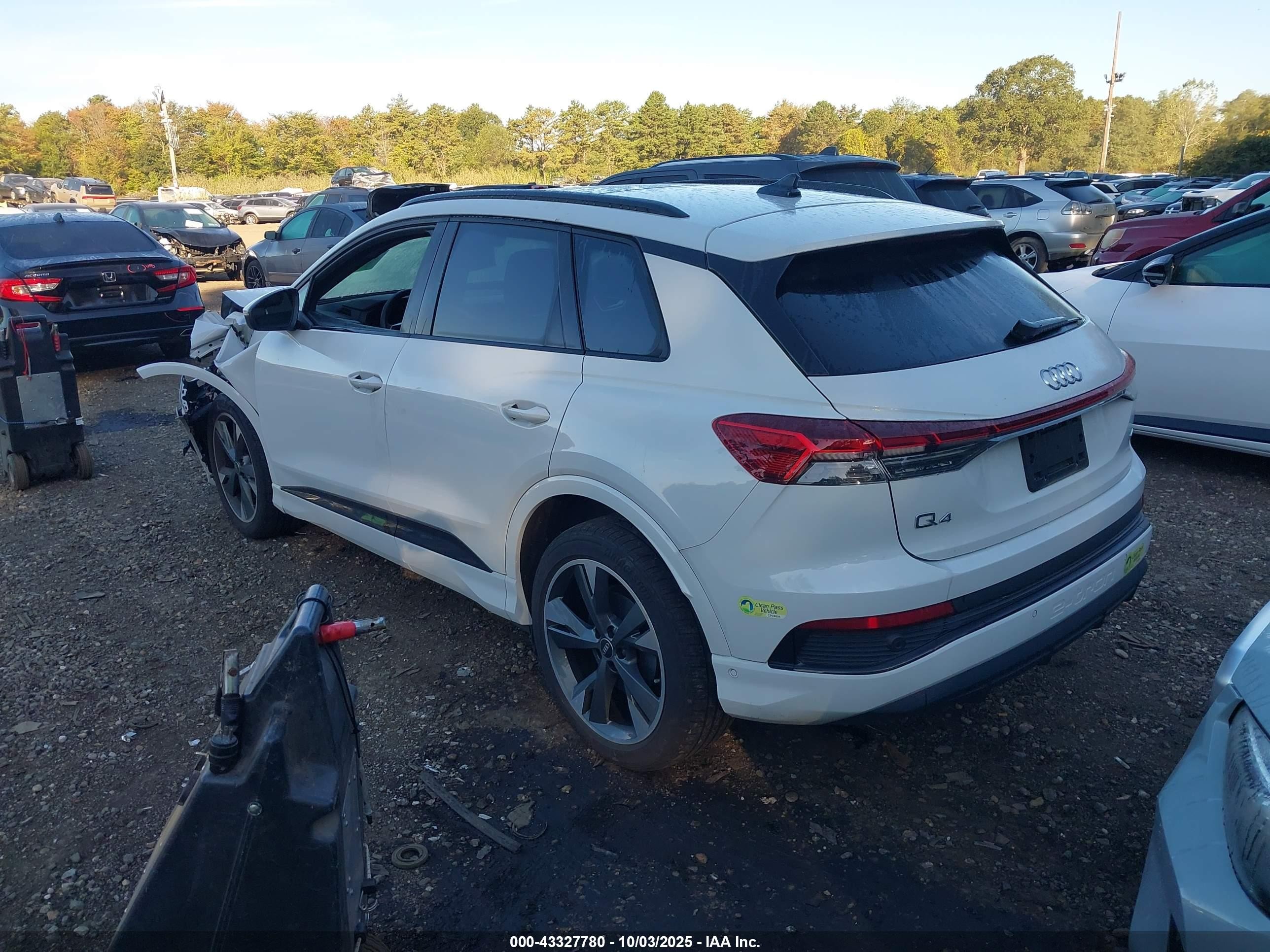 2023 Audi Q4 E-tron Prestige 50 Quattro White vin: WA1M2BFZXPP062062