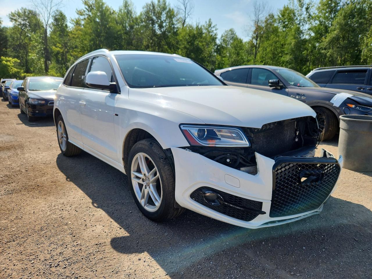 2014 Audi Q5 Progressiv White vin: WA1MFCFP3EA115502