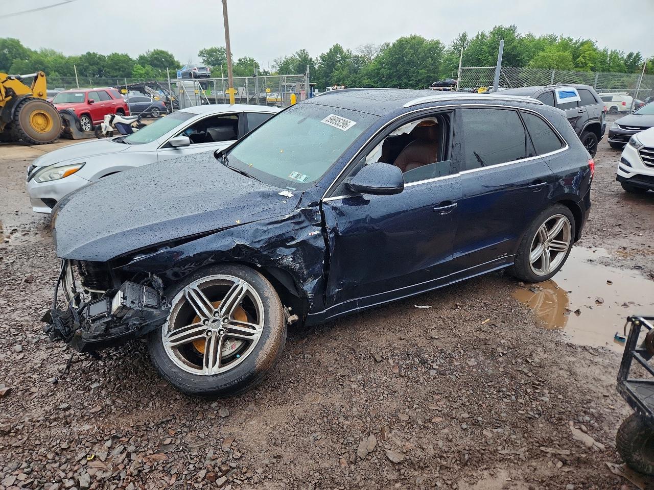 2010 Audi Q5 Premium Plus Blue vin: WA1MKBFP2AA103311