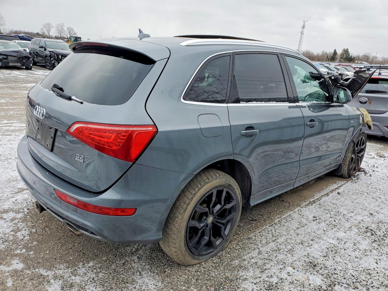 2012 Audi Q5 Premium Plus Серый vin: WA1MKCFP2CA006165