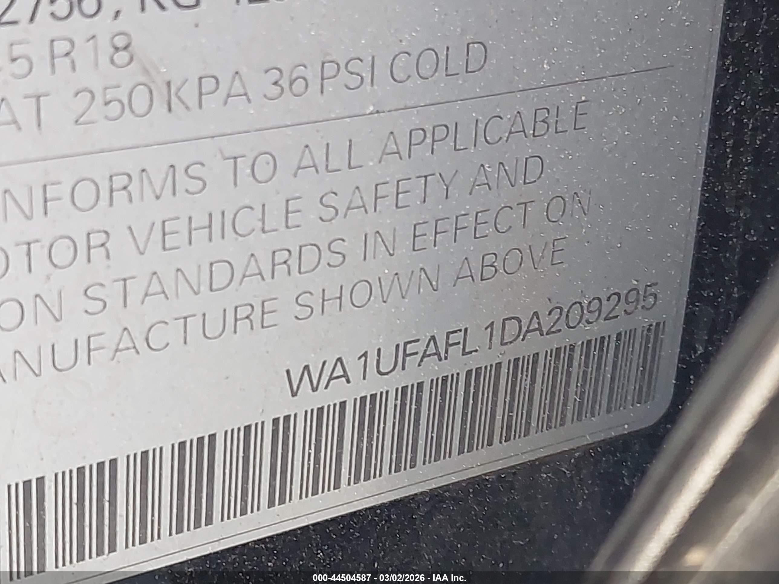2013 Audi Allroad 2.0t Premium Plus Black vin: WA1UFAFL1DA209295