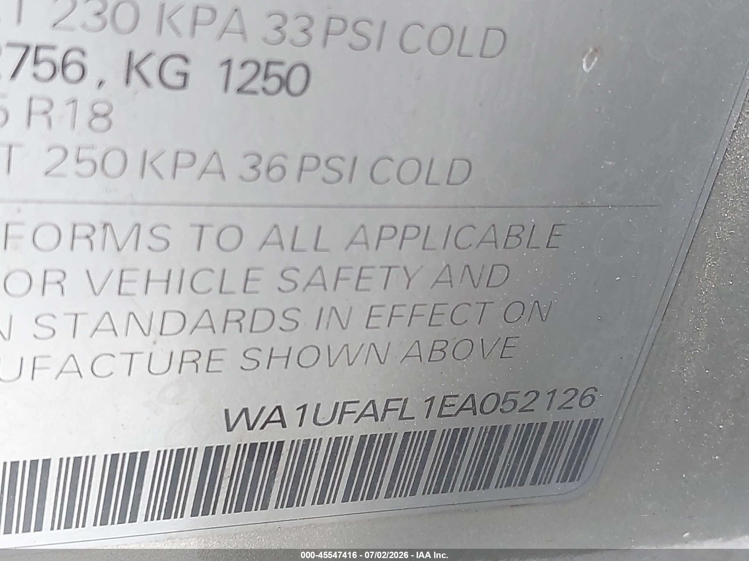 2014 Audi Allroad 2.0t Premium Silver vin: WA1UFAFL1EA052126