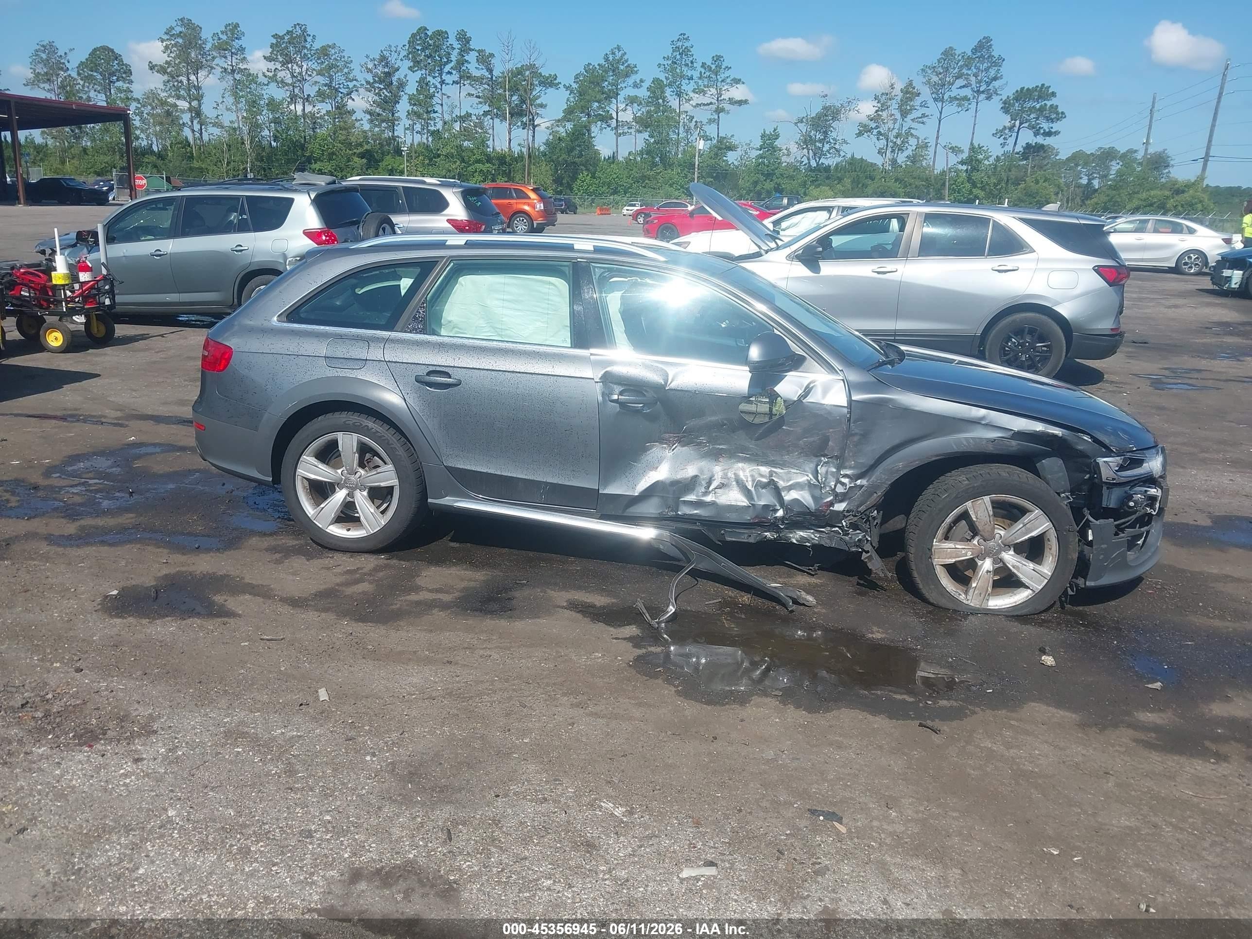 2014 Audi Allroad 2.0t Premium Серый vin: WA1UFAFL1EA059156