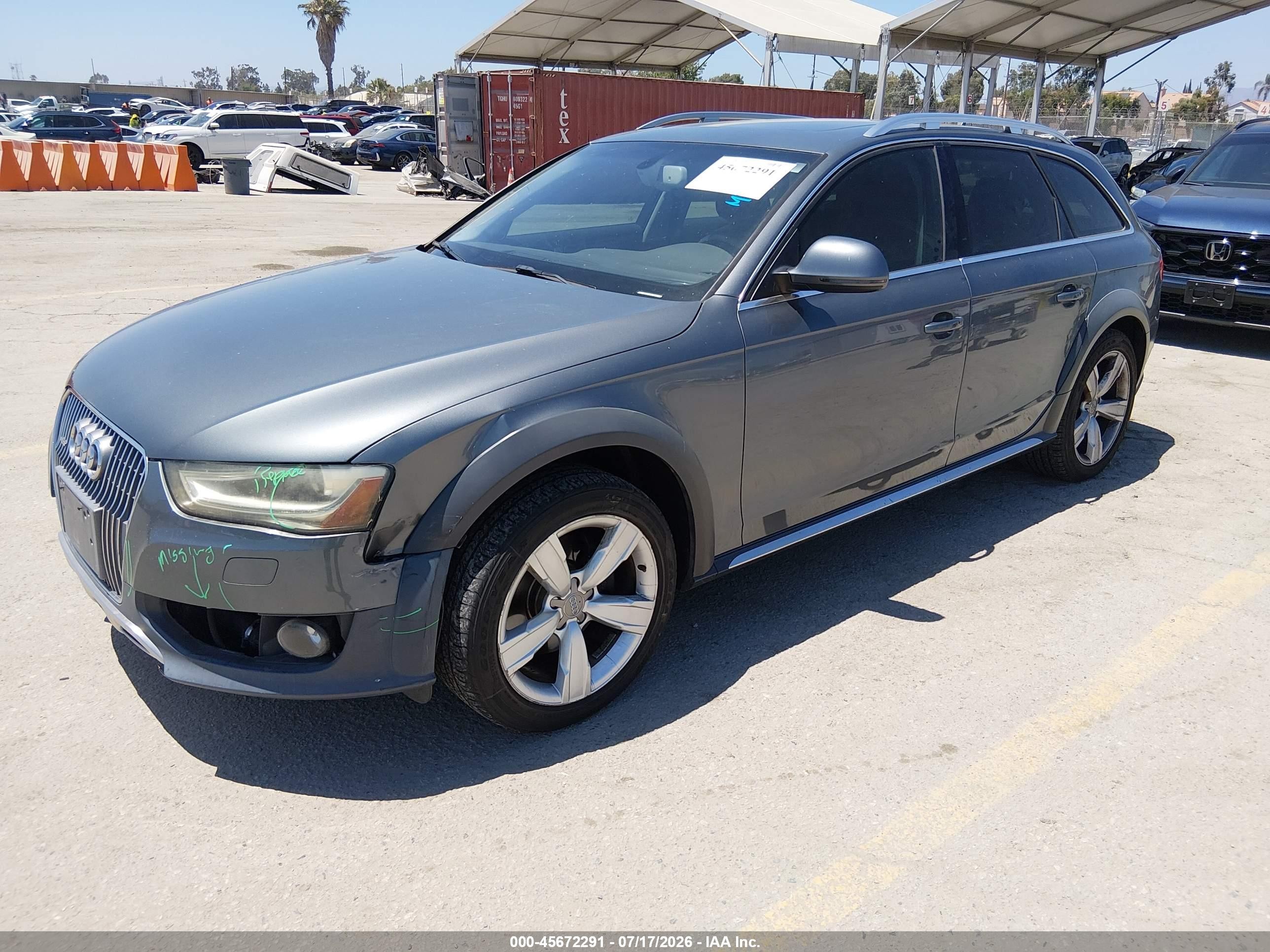 2013 Audi Allroad 2.0t Premium Plus Gray vin: WA1UFAFL4DA149528