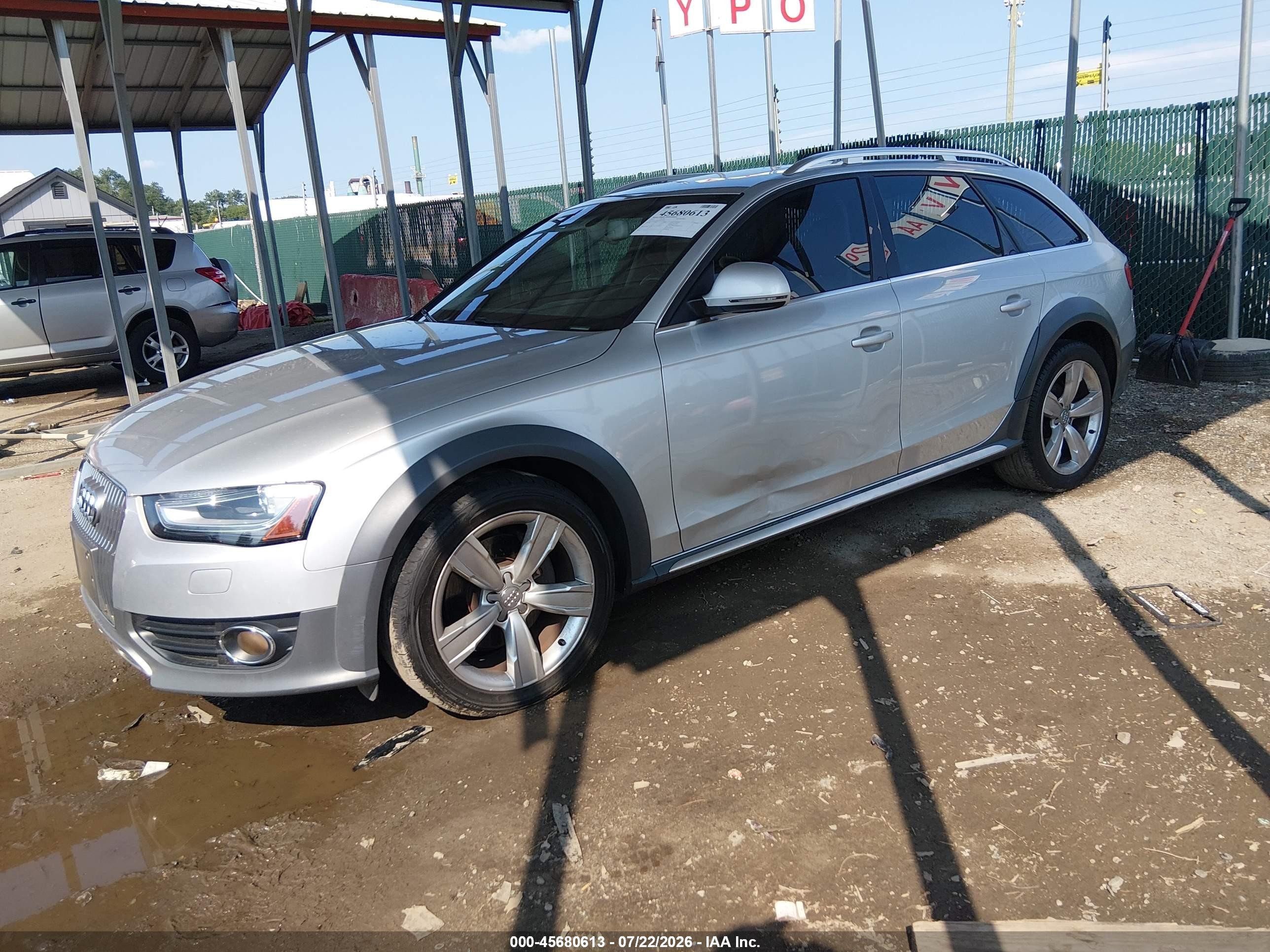 2013 Audi Allroad 2.0t Premium Plus Серебряный vin: WA1UFAFL4DA245451