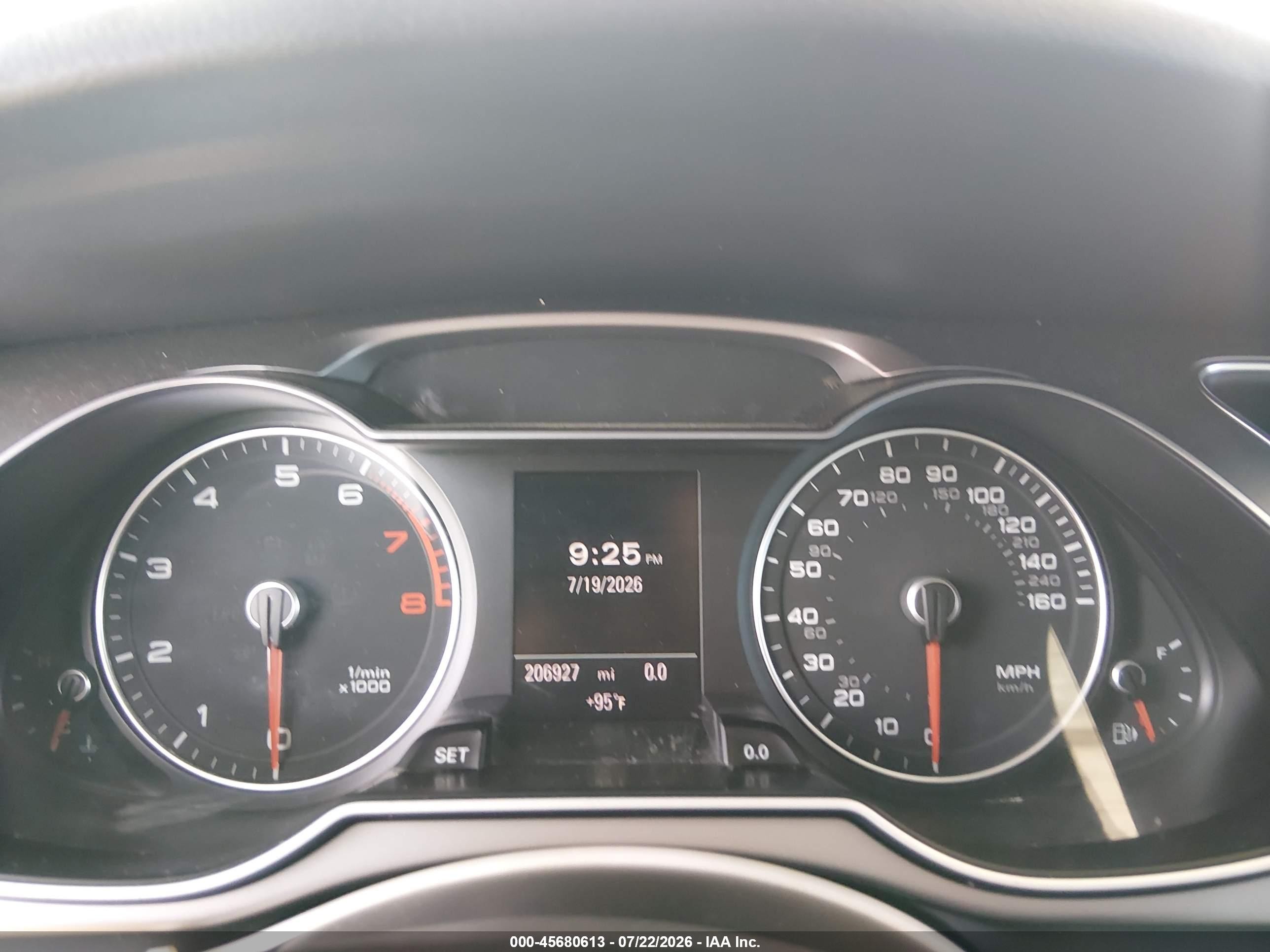 2013 Audi Allroad 2.0t Premium Plus Серебряный vin: WA1UFAFL4DA245451