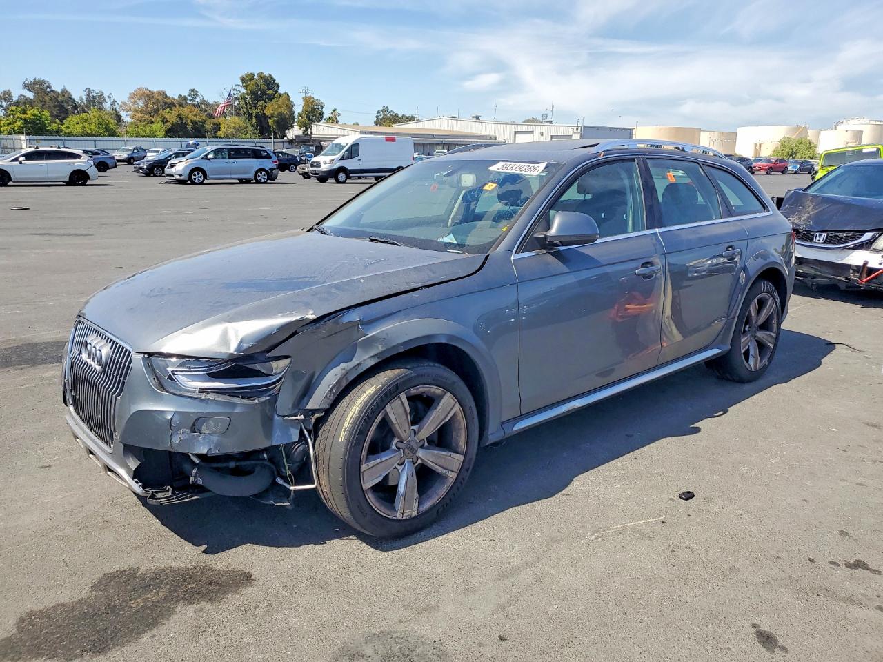 2013 Audi A4 Allroad Premium Plus Gray vin: WA1UFAFL5DA062821