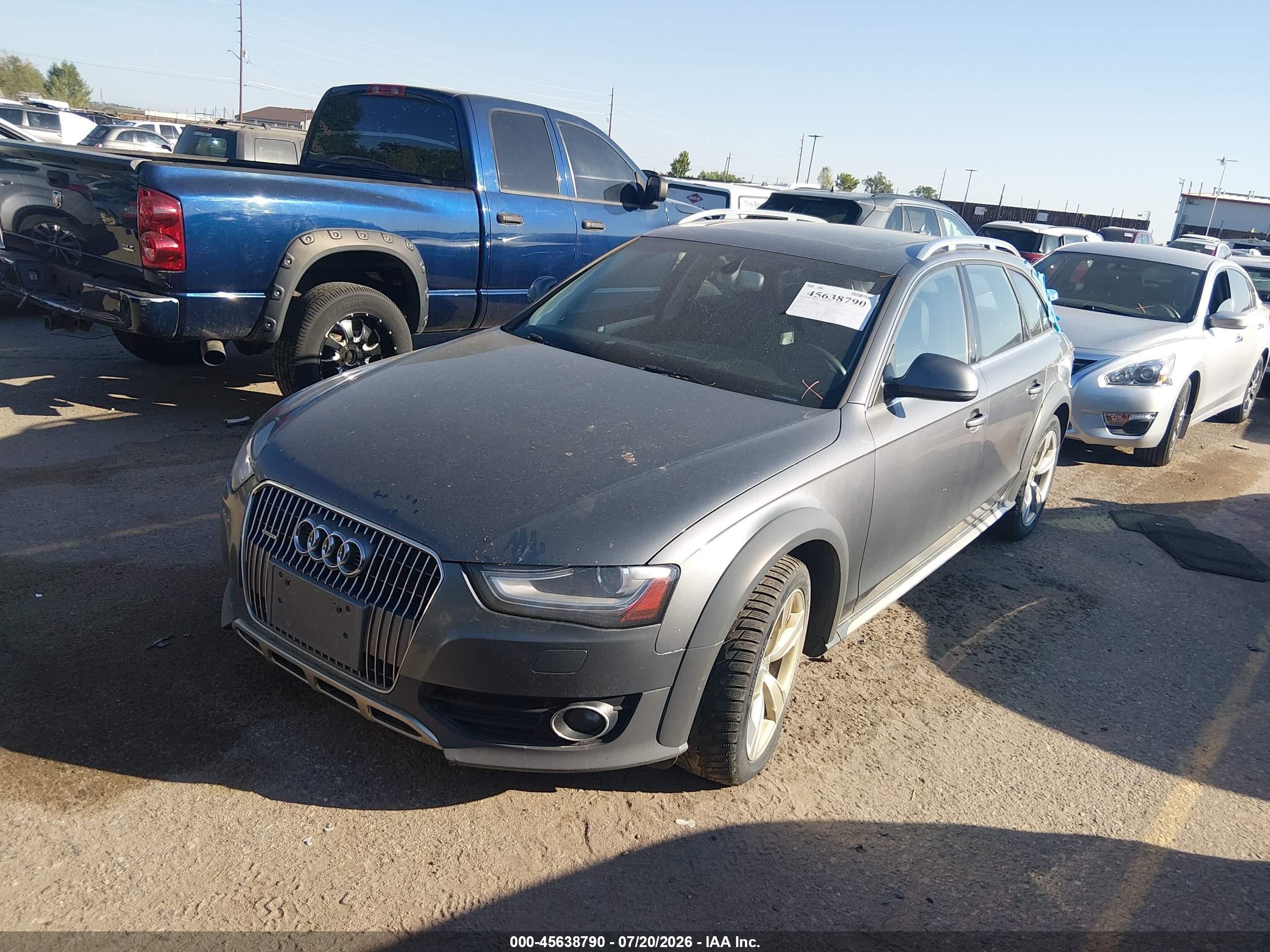 2014 Audi Allroad 2.0t Premium Gray vin: WA1UFAFL7EA006834