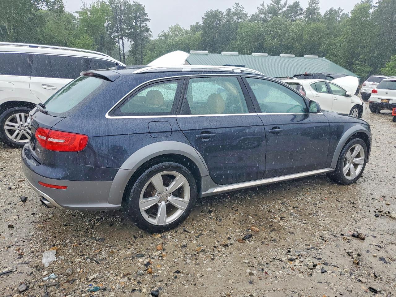 2014 Audi A4 Allroad Premium Plus Синий vin: WA1UFAFL9EA091868