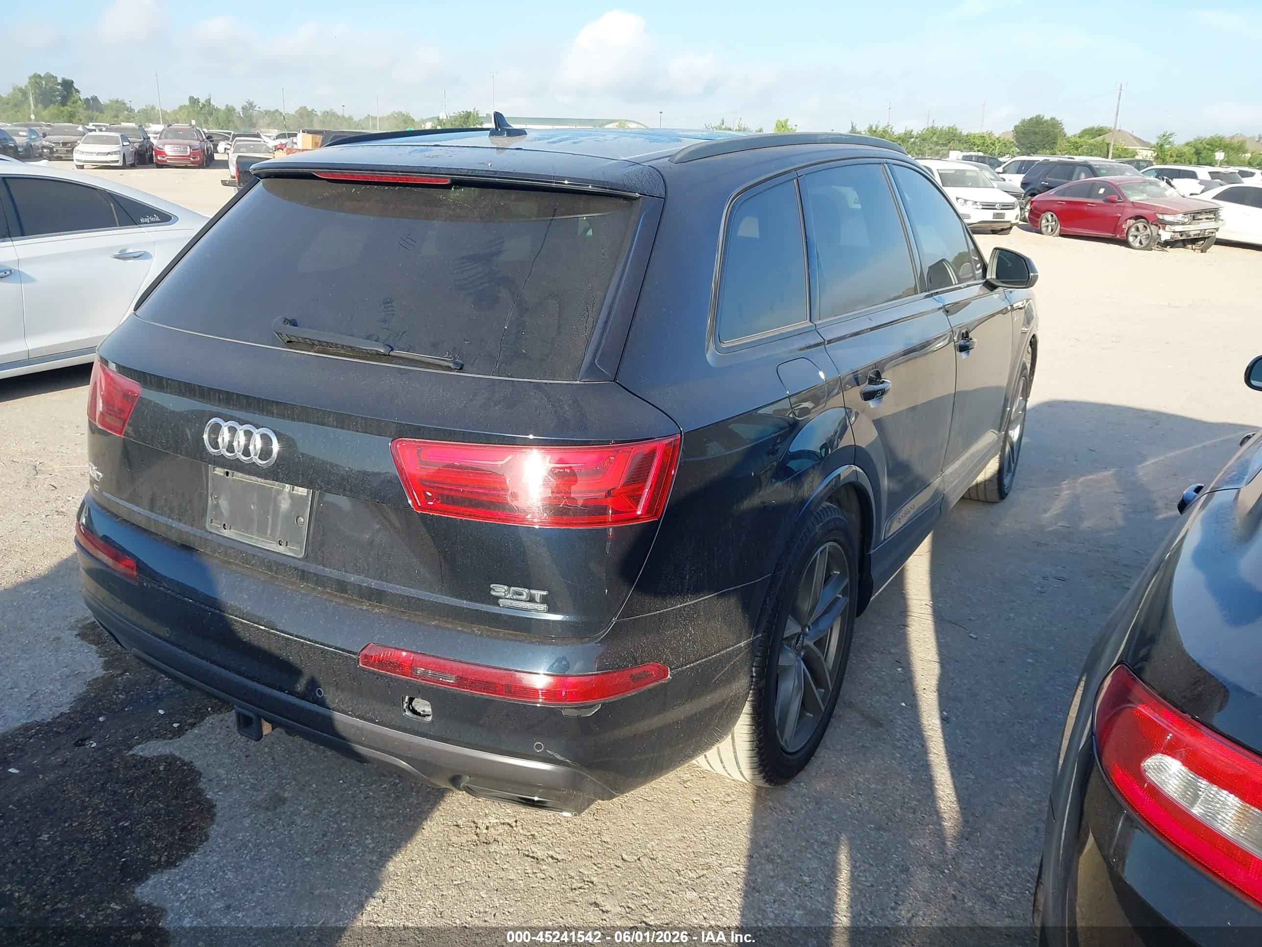 2018 Audi Q7 3.0t Premium Black vin: WA1VAAF71JD015446