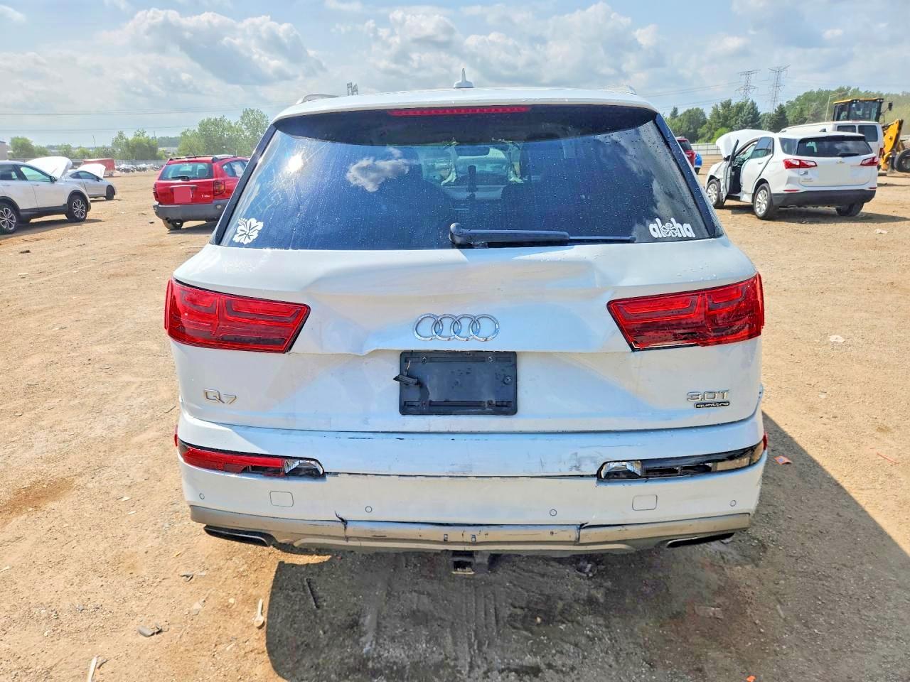 2018 Audi Q7 Prestige Белый vin: WA1VAAF78JD029599